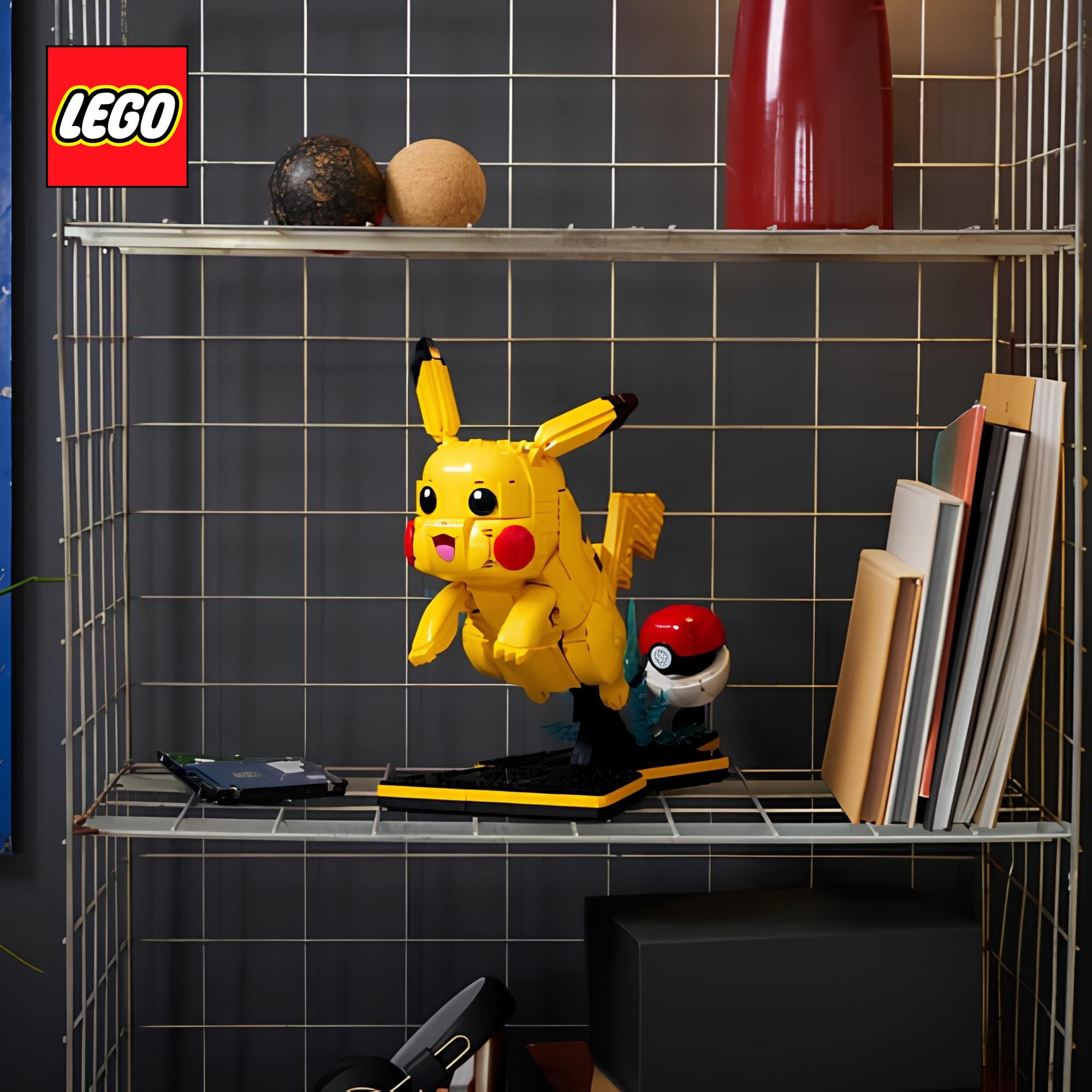 LEGO Pokemon 72152 Pikachu and Poke Ball 2050-Piece Building Set