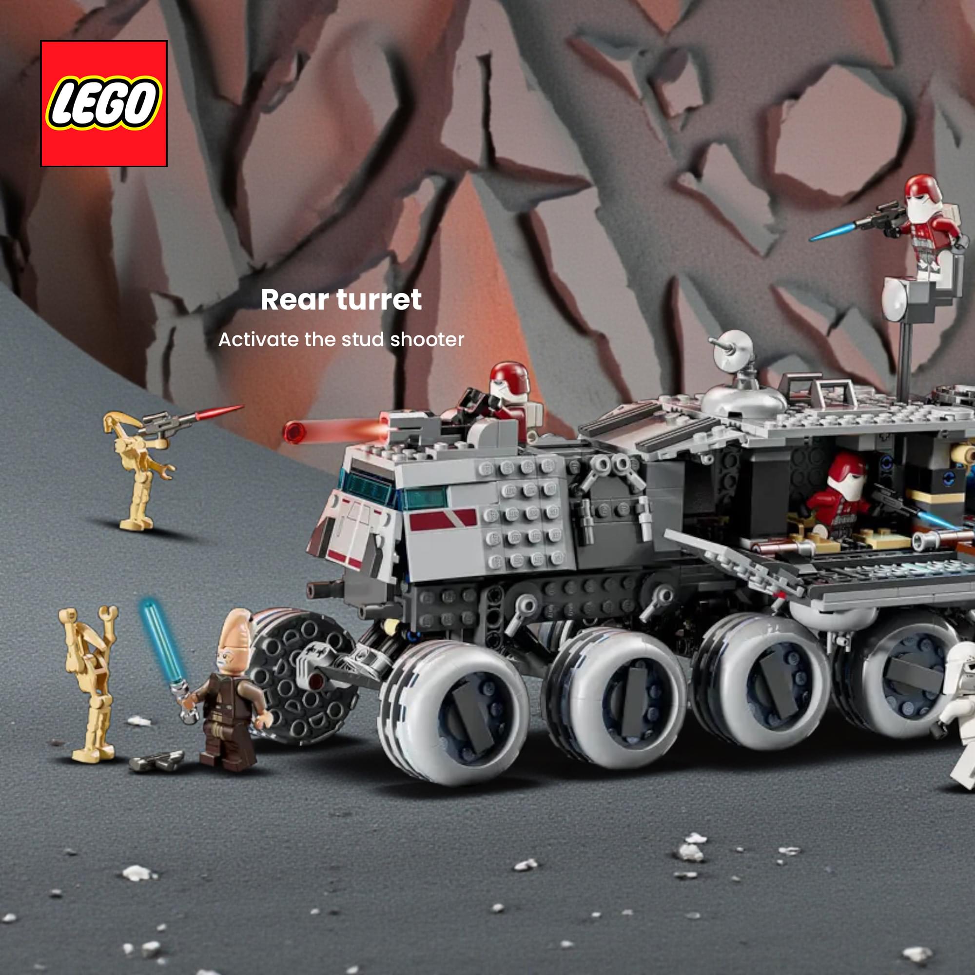 Star Wars LEGO 75413 Republic Juggernaut 813-Piece Building Set