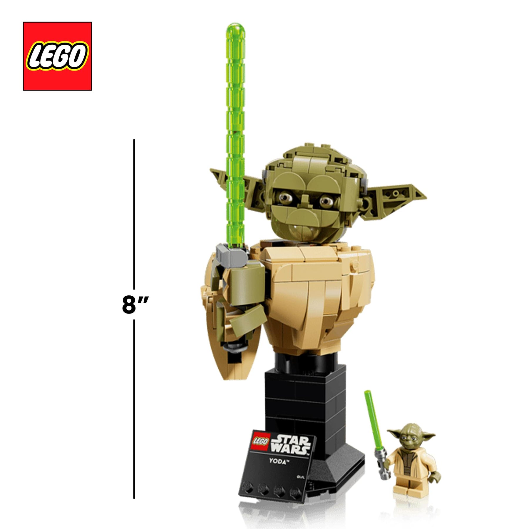 Star Wars LEGO 75438 Yoda Bust 399-Piece Building Set