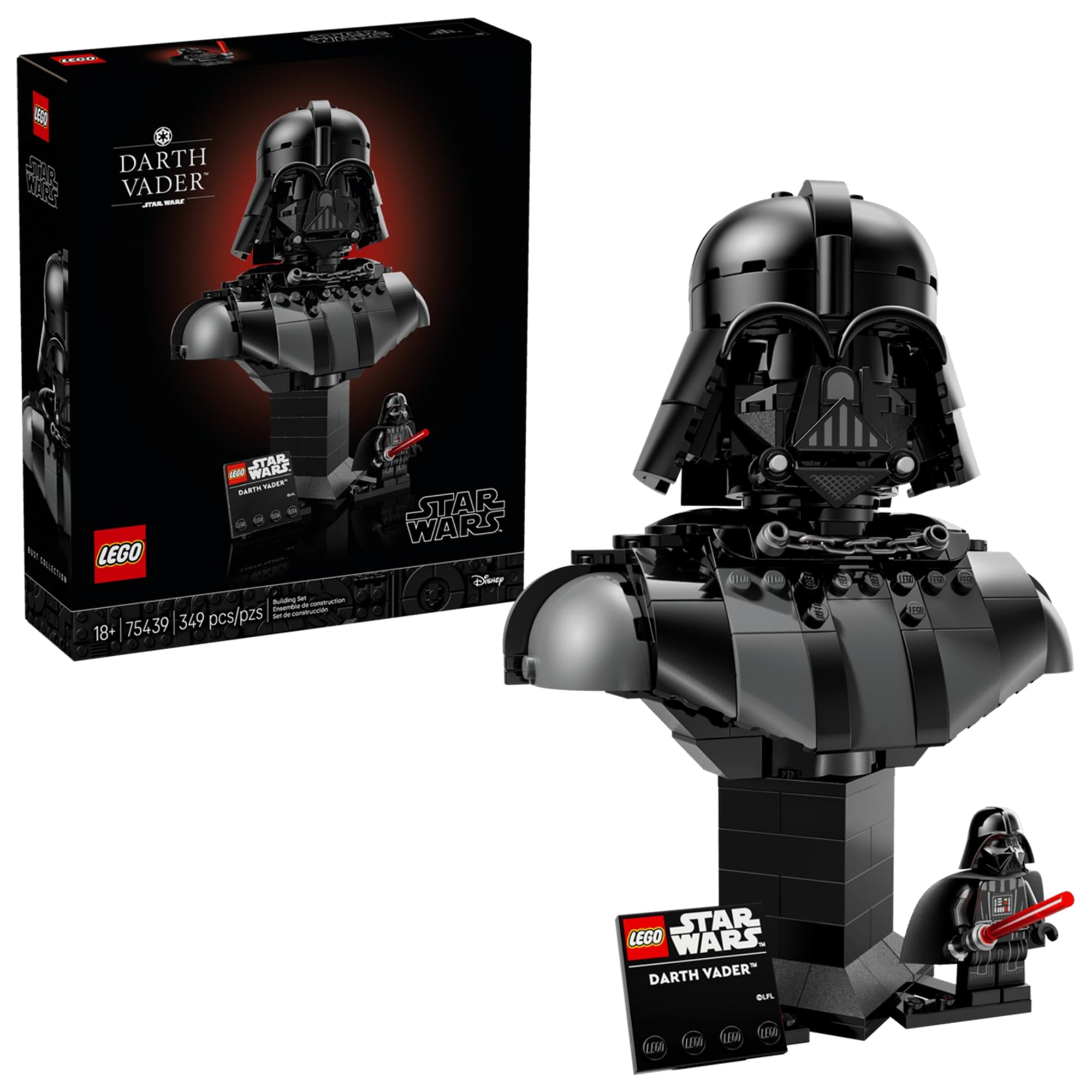Star Wars LEGO 75439 Darth Vader Bust 349-Piece Building Set