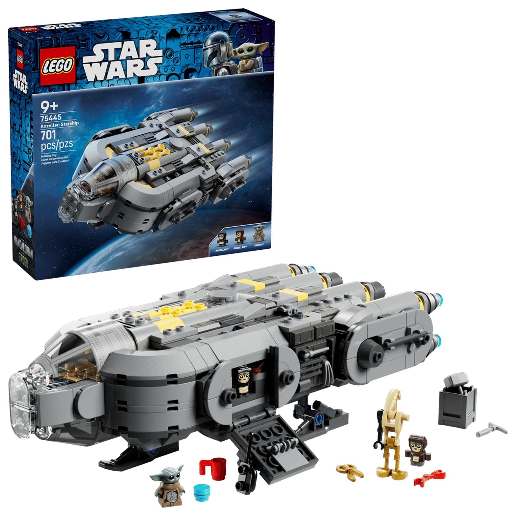 Star Wars LEGO 75445 Anzellan Starship 701-Piece Building Set
