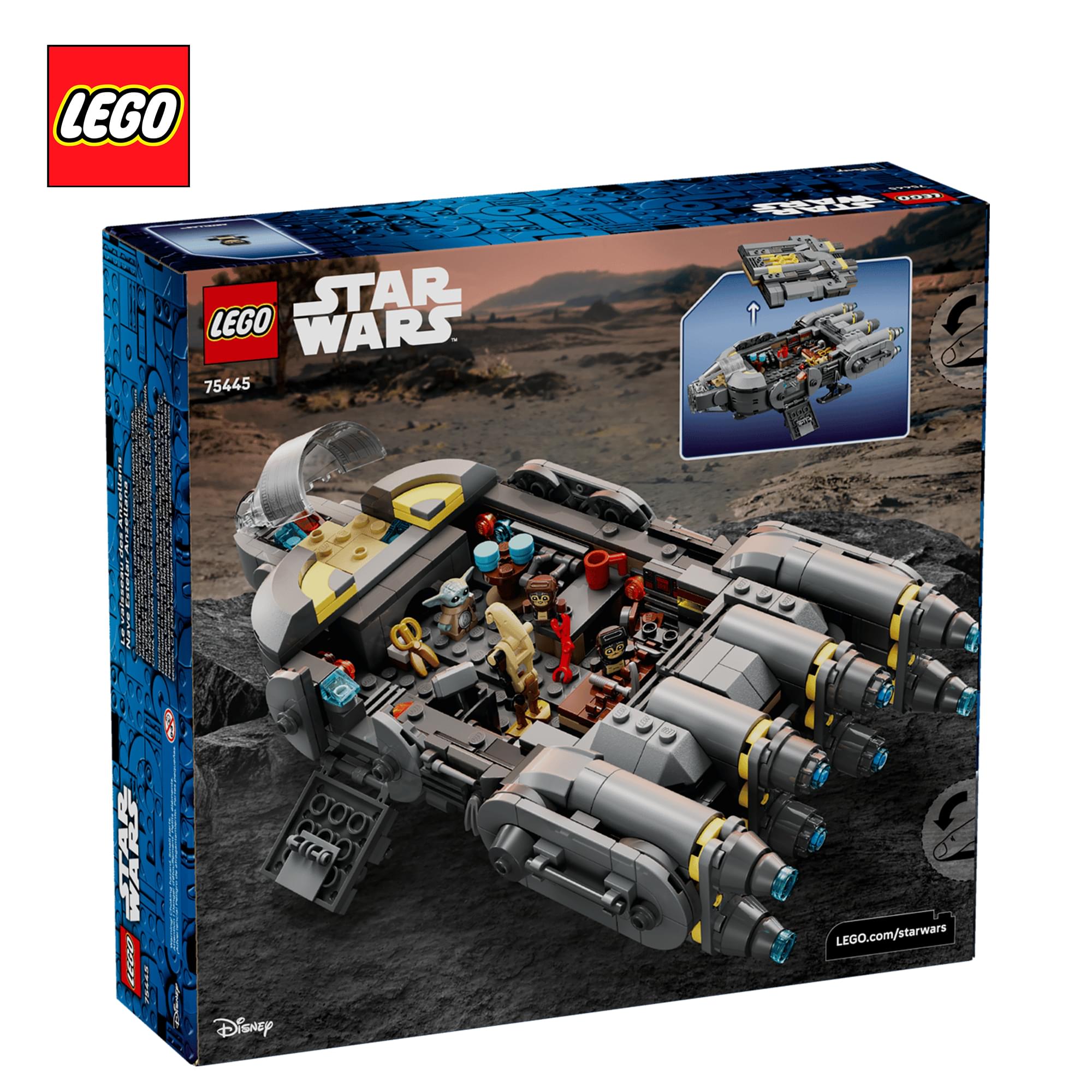 Star Wars LEGO 75445 Anzellan Starship 701-Piece Building Set