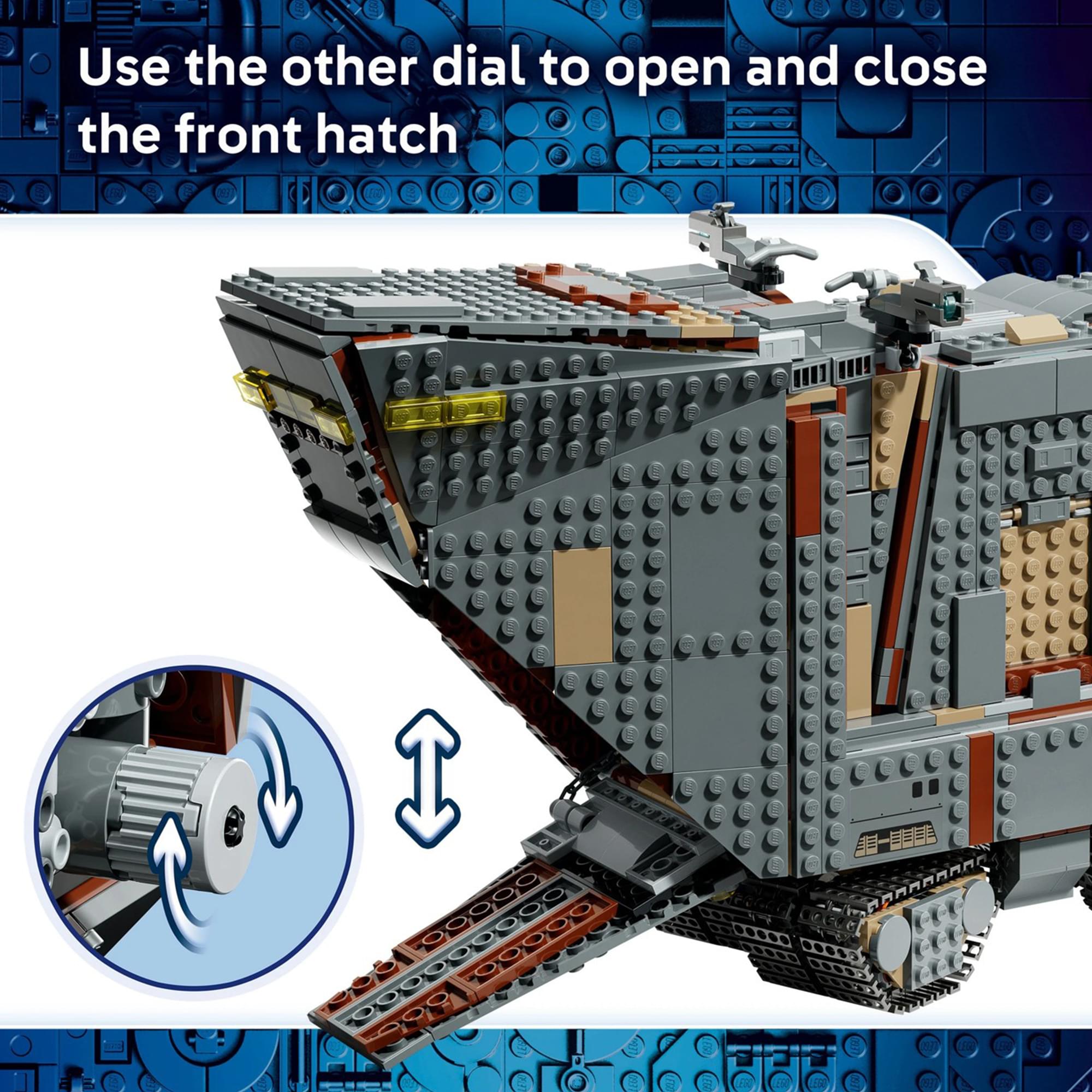 Star Wars LEGO 75453 Offworld Sandcrawler and Mudhorn 1683-Piece Building Set