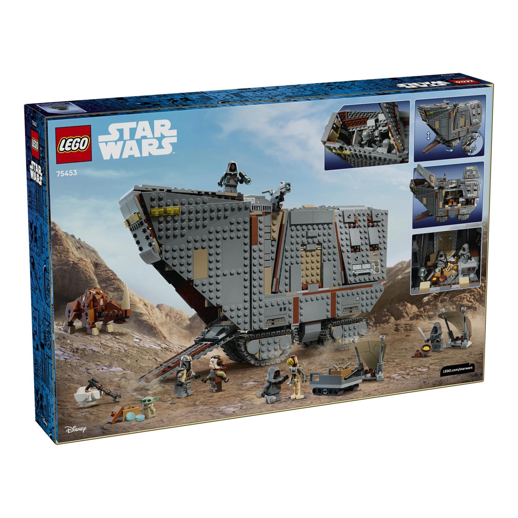 Star Wars LEGO 75453 Offworld Sandcrawler and Mudhorn 1683-Piece Building Set