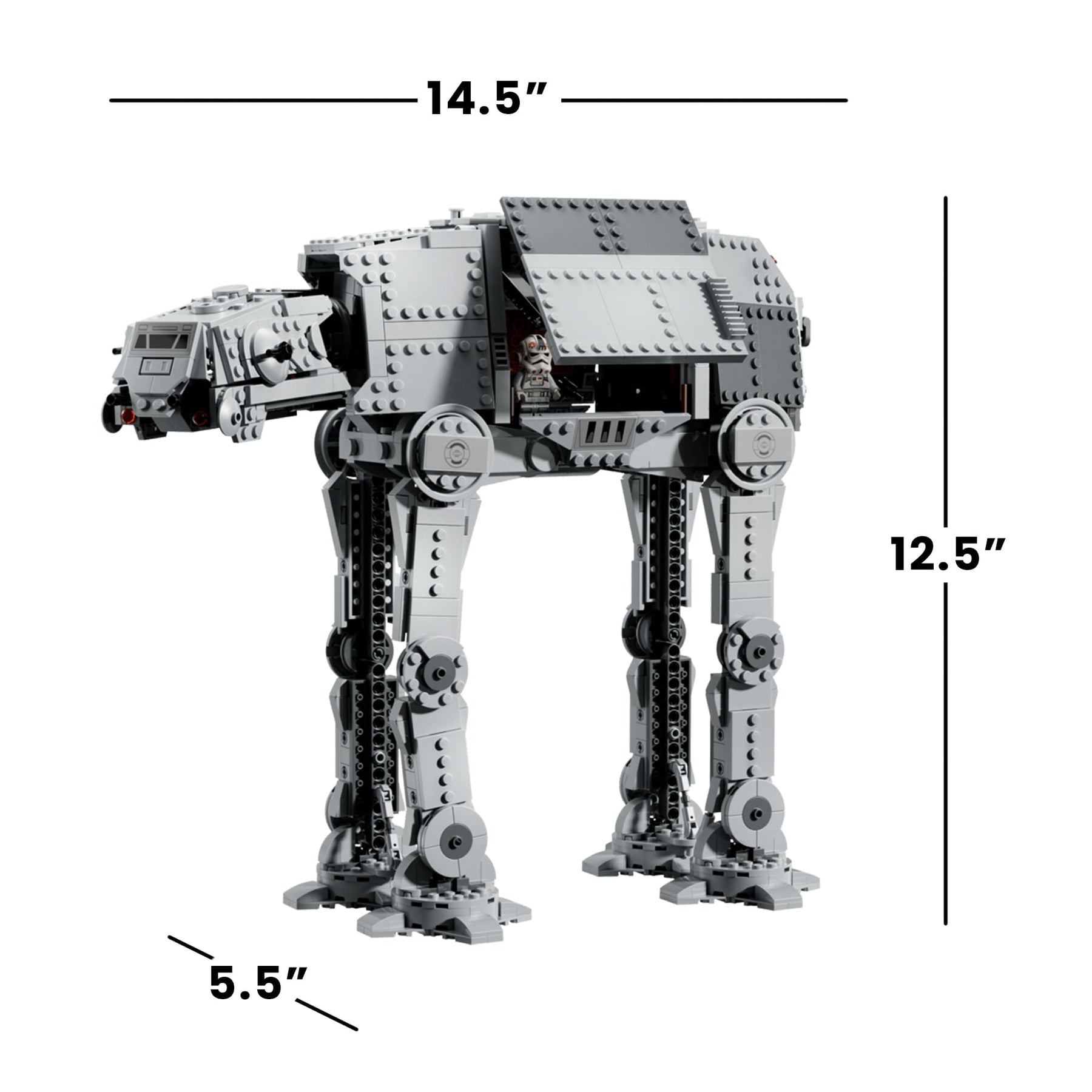 Star Wars LEGO 75454 Imperial Remnant AT-AT With INT-4 1453-Piece Building Set
