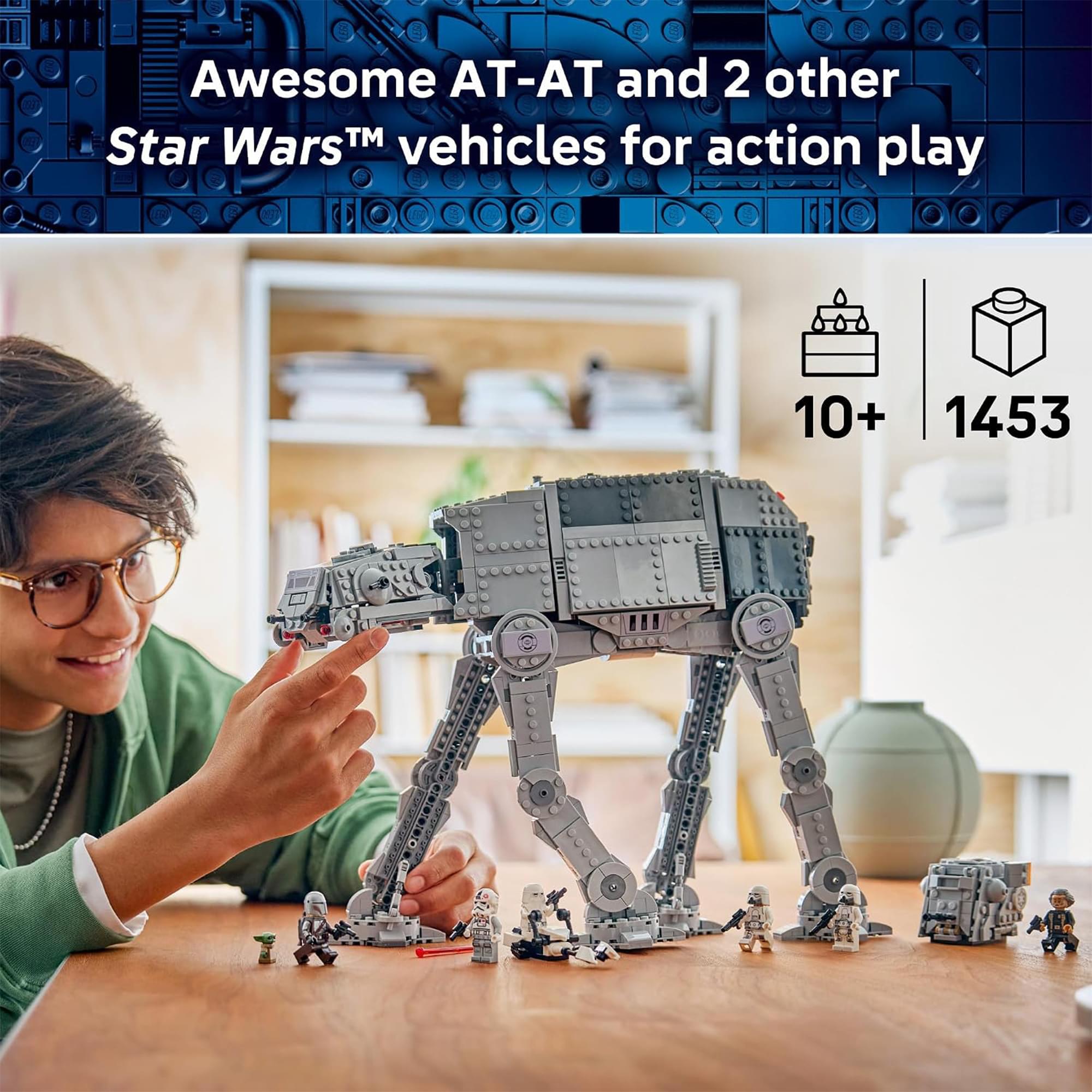 Star Wars LEGO 75454 Imperial Remnant AT-AT With INT-4 1453-Piece Building Set