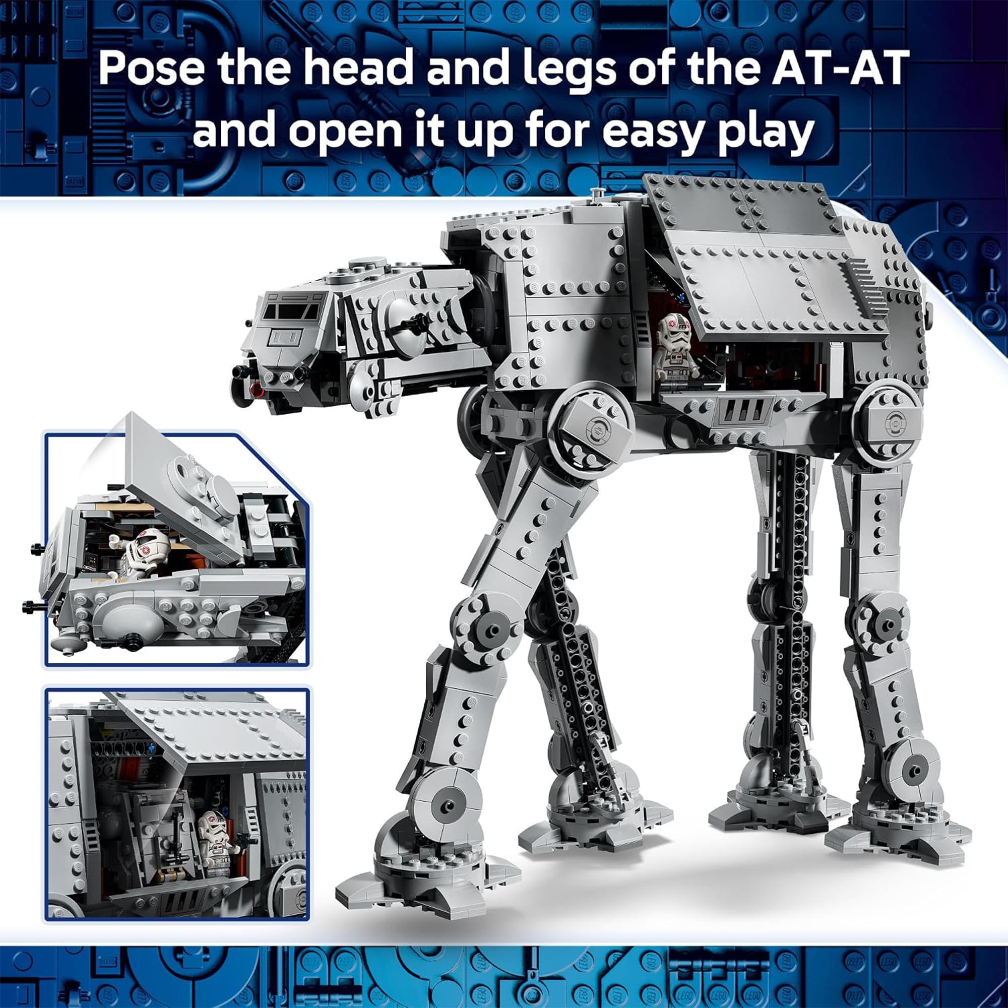 Star Wars LEGO 75454 Imperial Remnant AT-AT With INT-4 1453-Piece Building Set