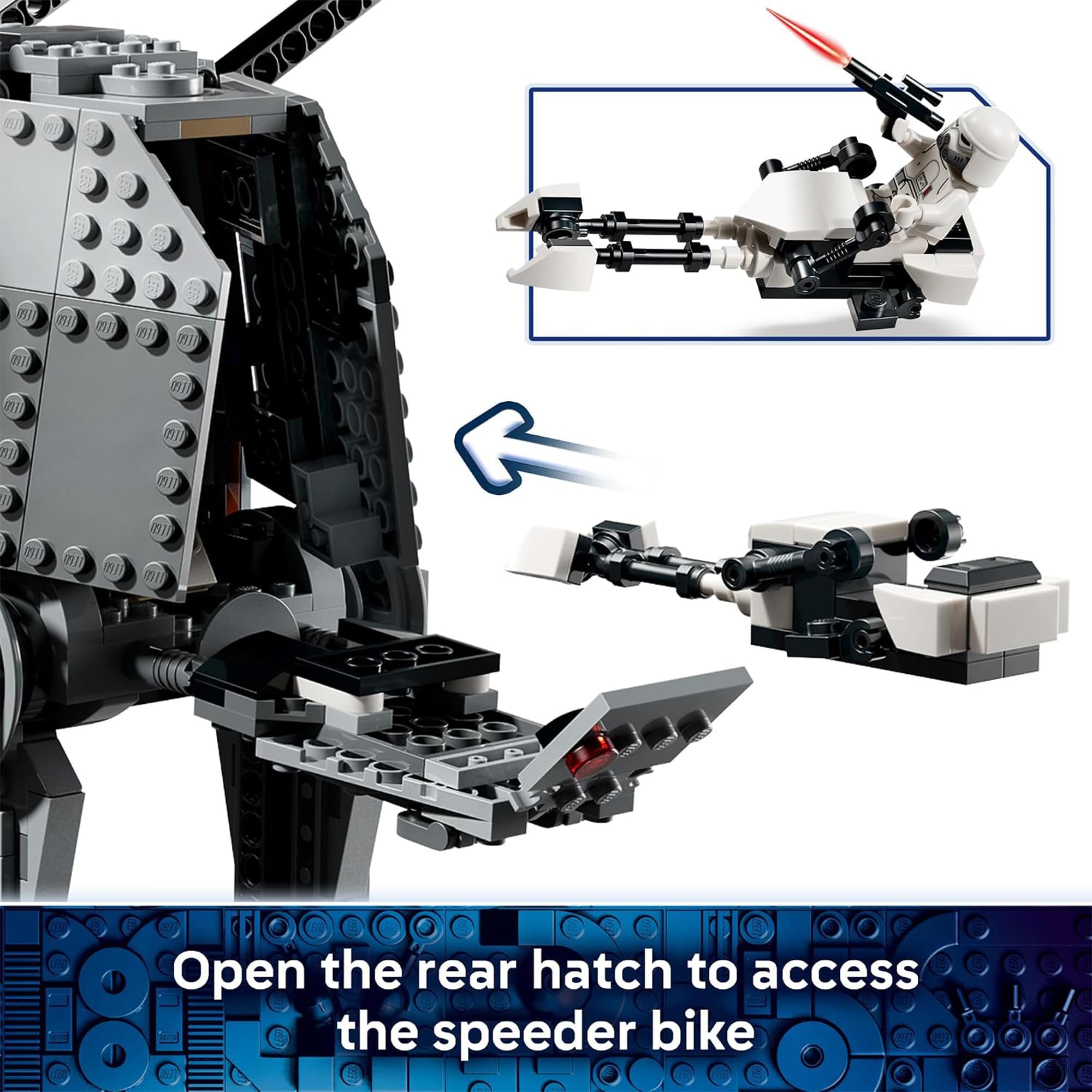 Star Wars LEGO 75454 Imperial Remnant AT-AT With INT-4 1453-Piece Building Set