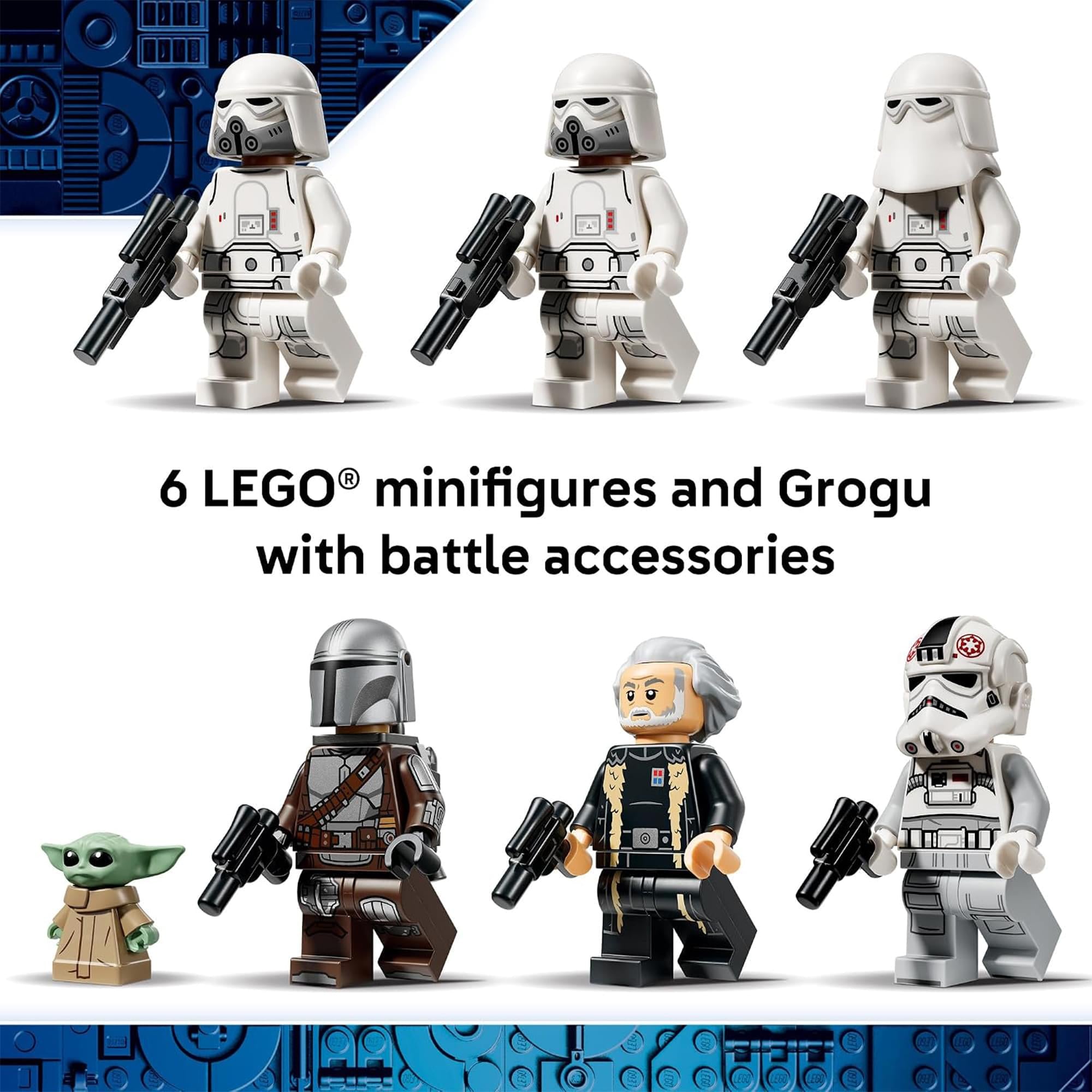 Star Wars LEGO 75454 Imperial Remnant AT-AT With INT-4 1453-Piece Building Set