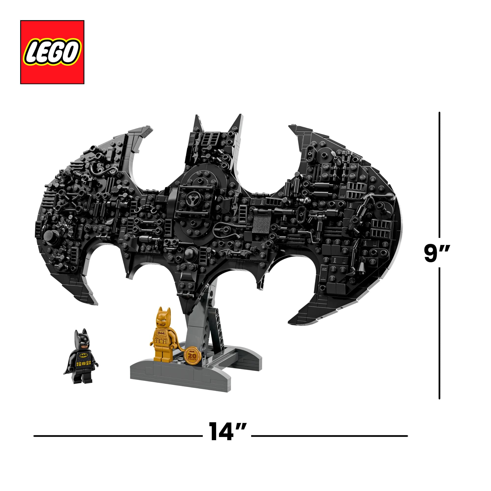 LEGO DC 76330 Batman Logo 678-Piece Building Set