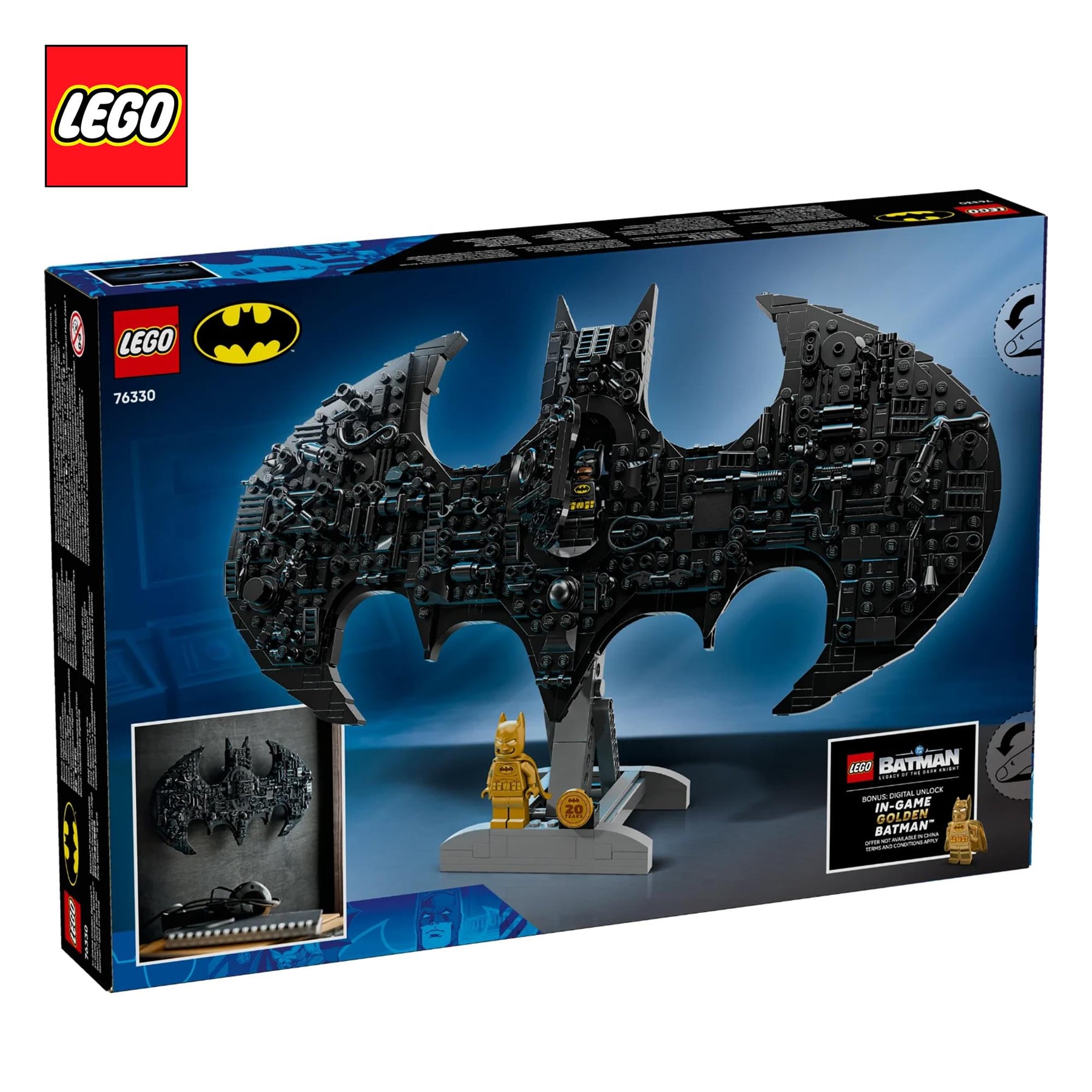 LEGO DC 76330 Batman Logo 678-Piece Building Set