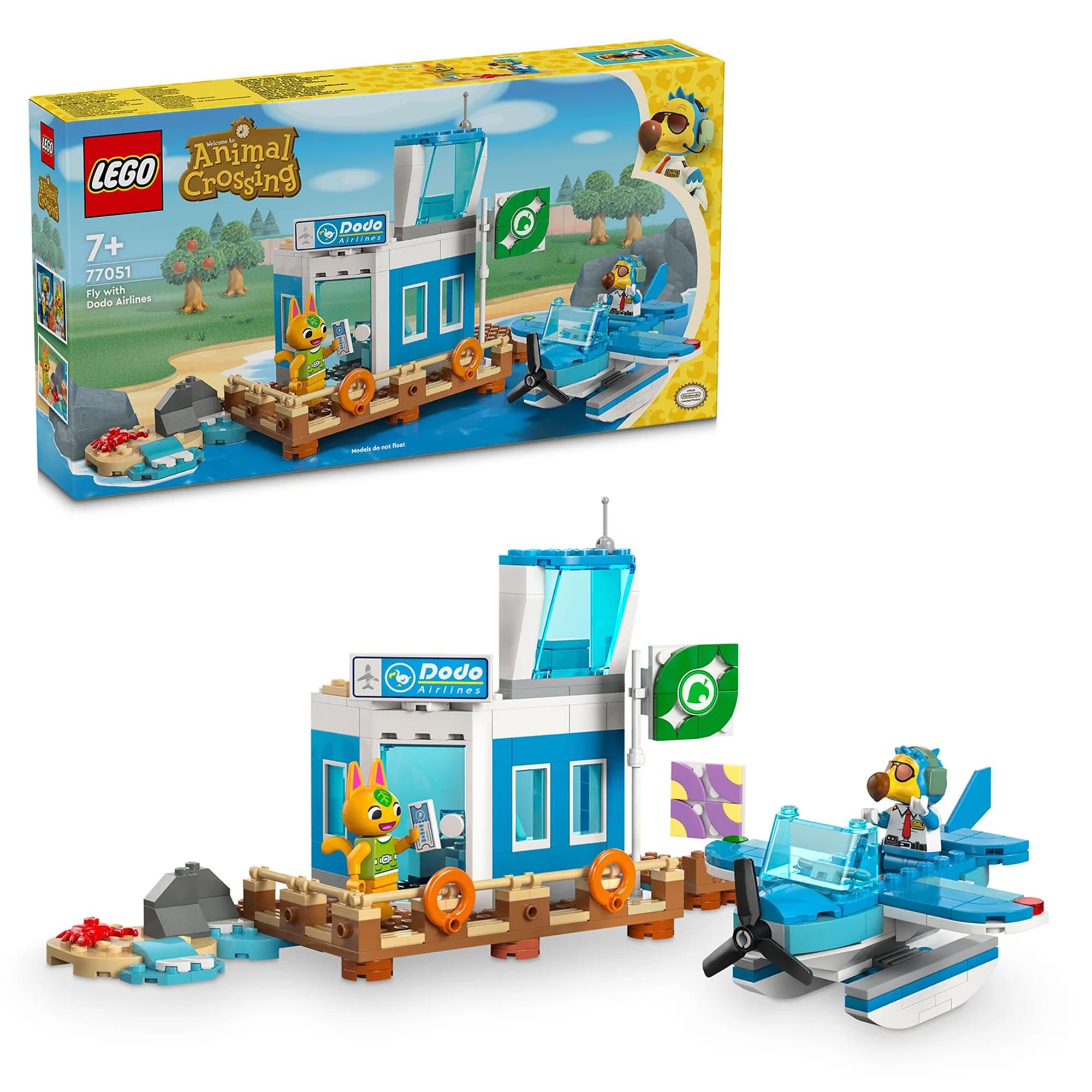 LEGO Animal Crossing 77051 Fly With Dodo Airlines Airport 292-Piece Building Set