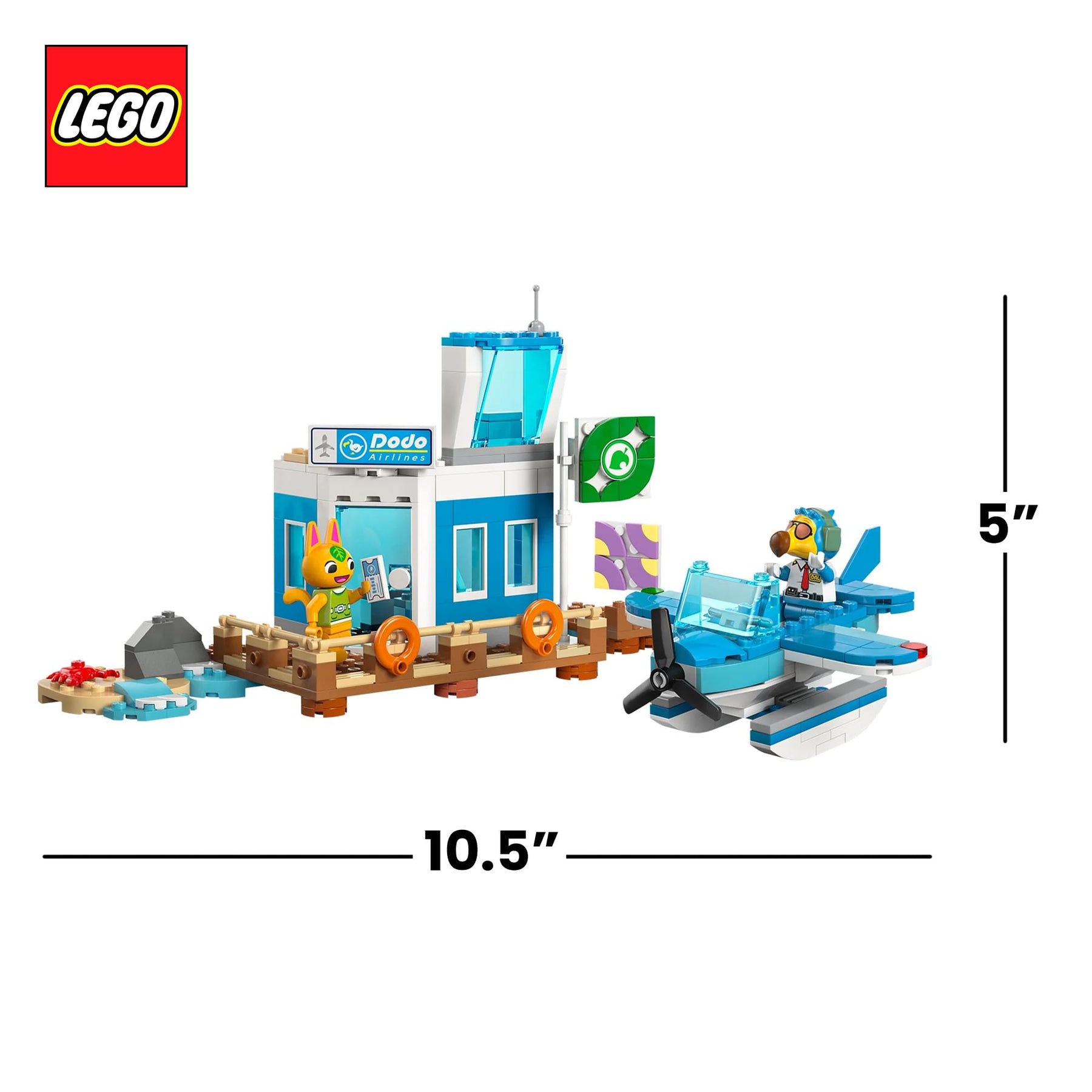 LEGO Animal Crossing 77051 Fly With Dodo Airlines Airport 292-Piece Building Set