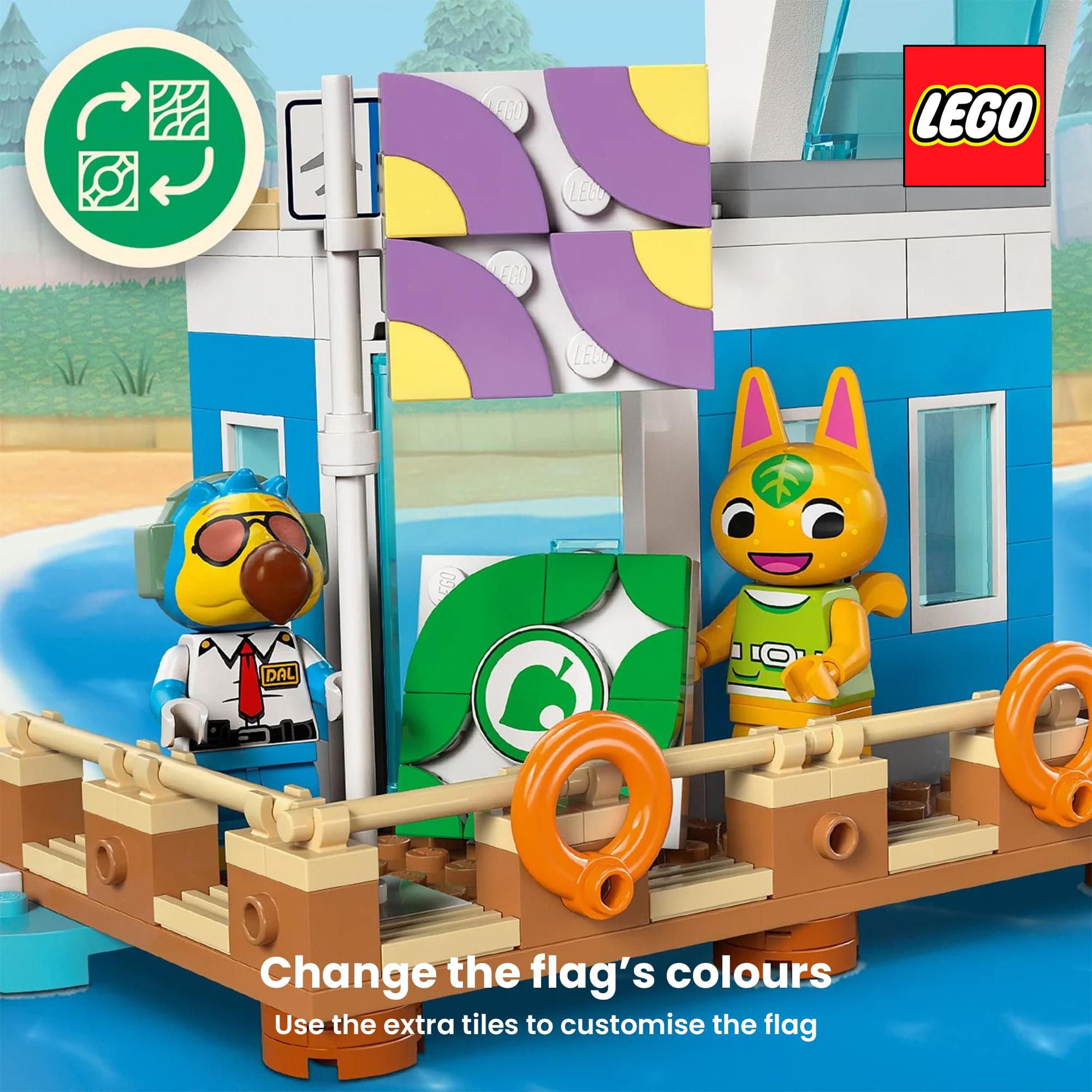 LEGO Animal Crossing 77051 Fly With Dodo Airlines Airport 292-Piece Building Set