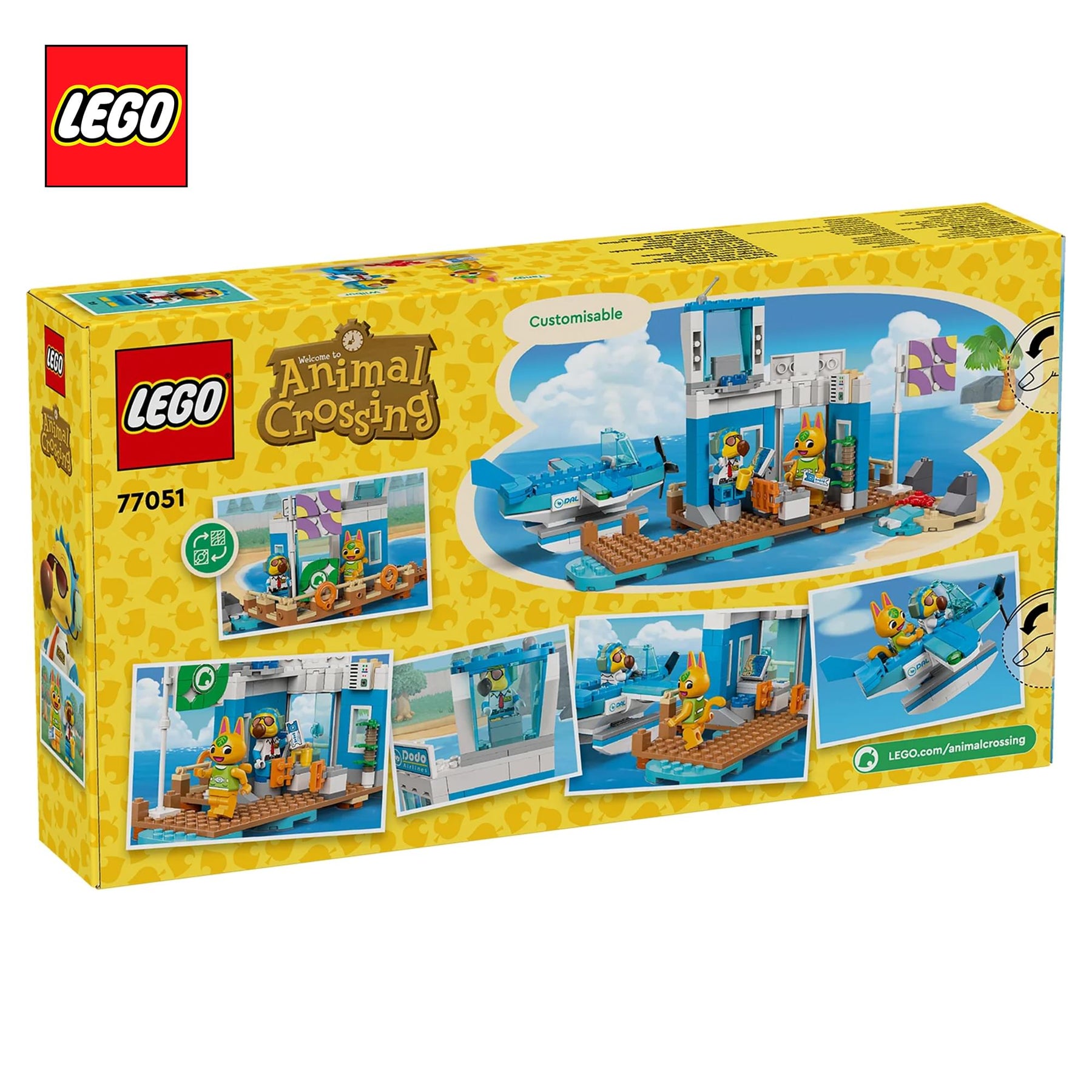 LEGO Animal Crossing 77051 Fly With Dodo Airlines Airport 292-Piece Building Set