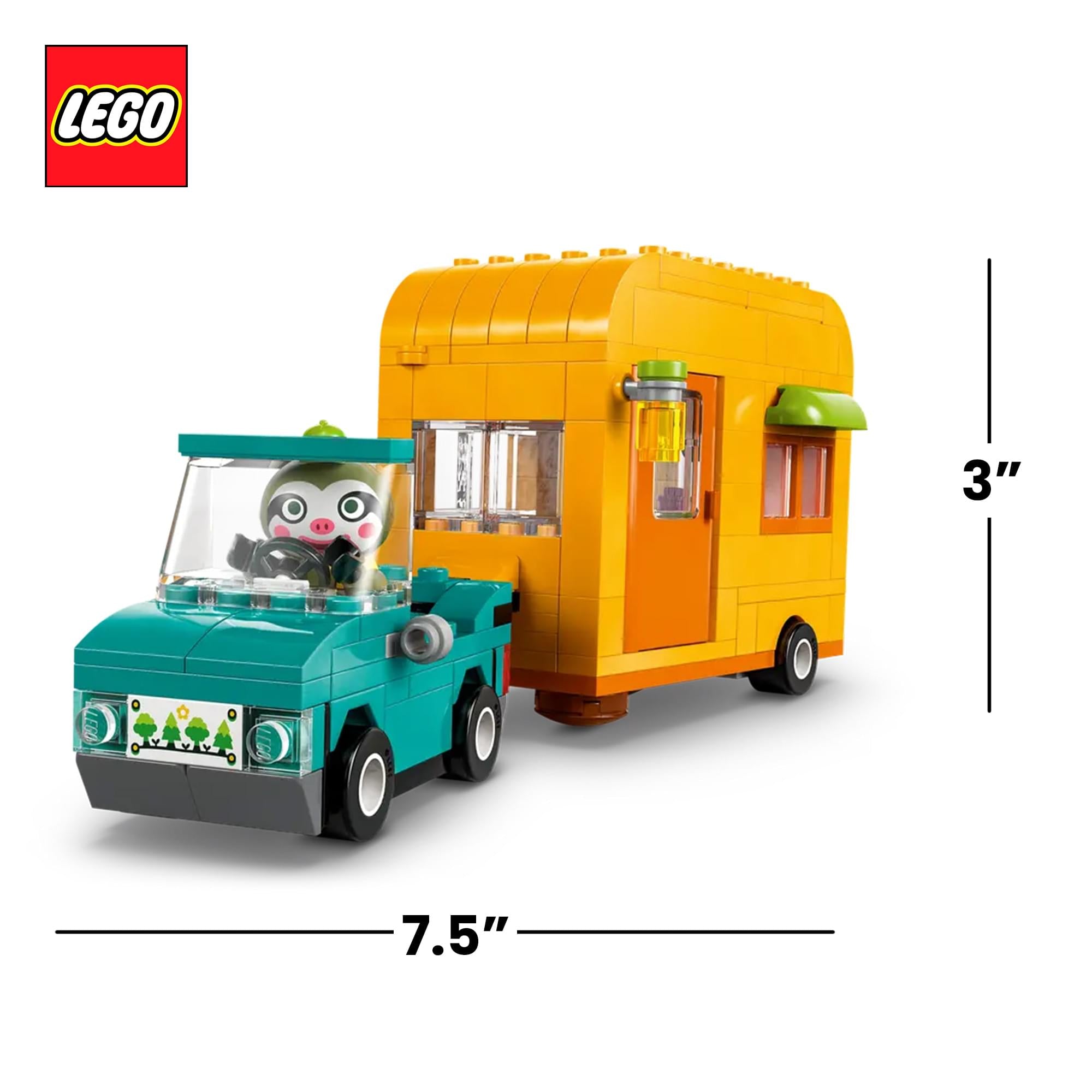 Animal Crossing LEGO 77054 Leif's Caravan & Garden Shop 236-Piece Building Set