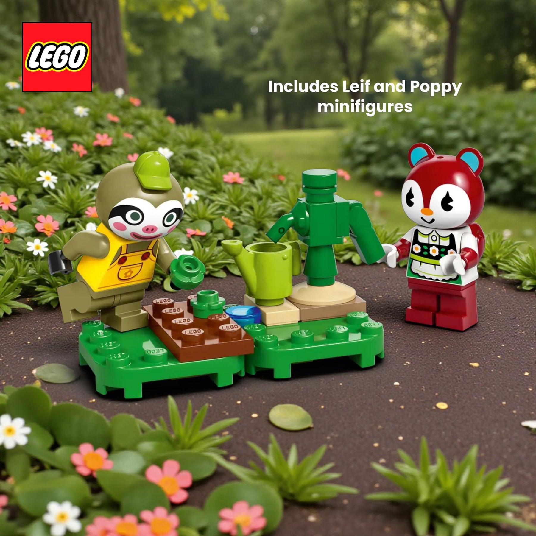 Animal Crossing LEGO 77054 Leif's Caravan & Garden Shop 236-Piece Building Set