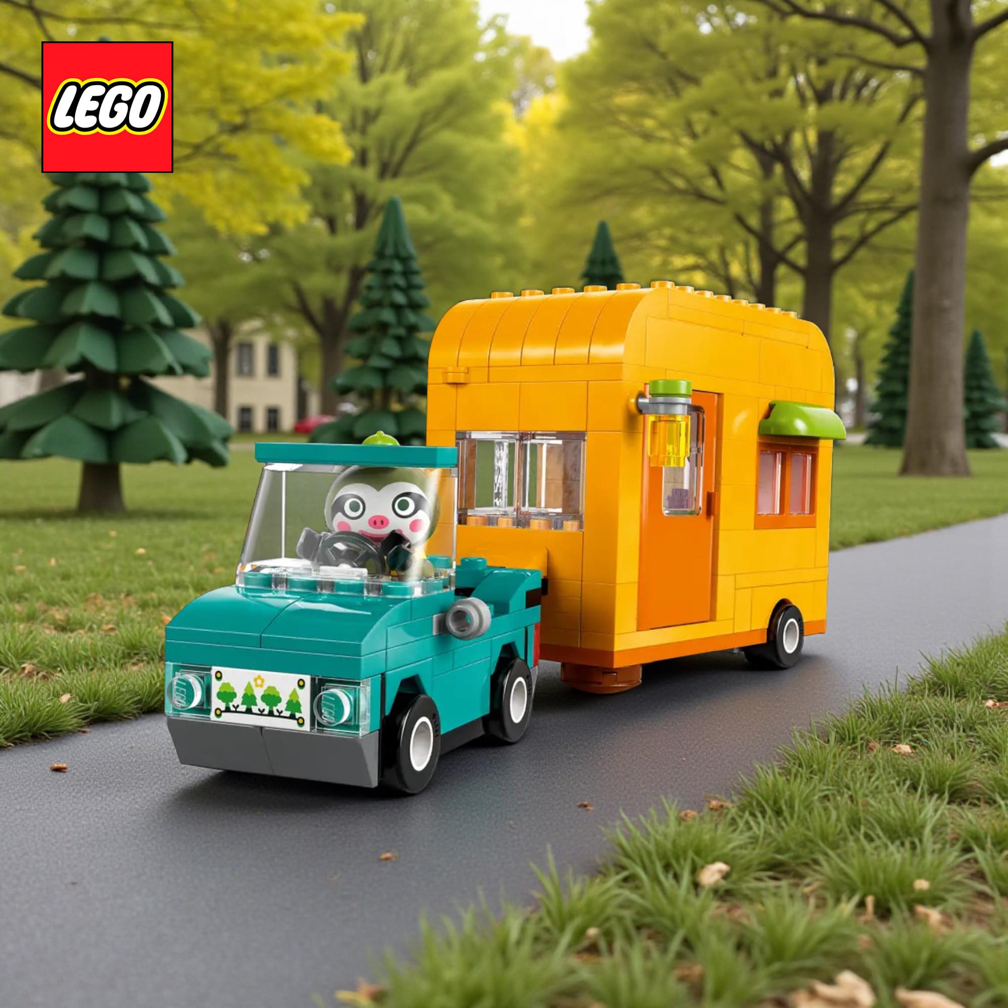 Animal Crossing LEGO 77054 Leif's Caravan & Garden Shop 236-Piece Building Set