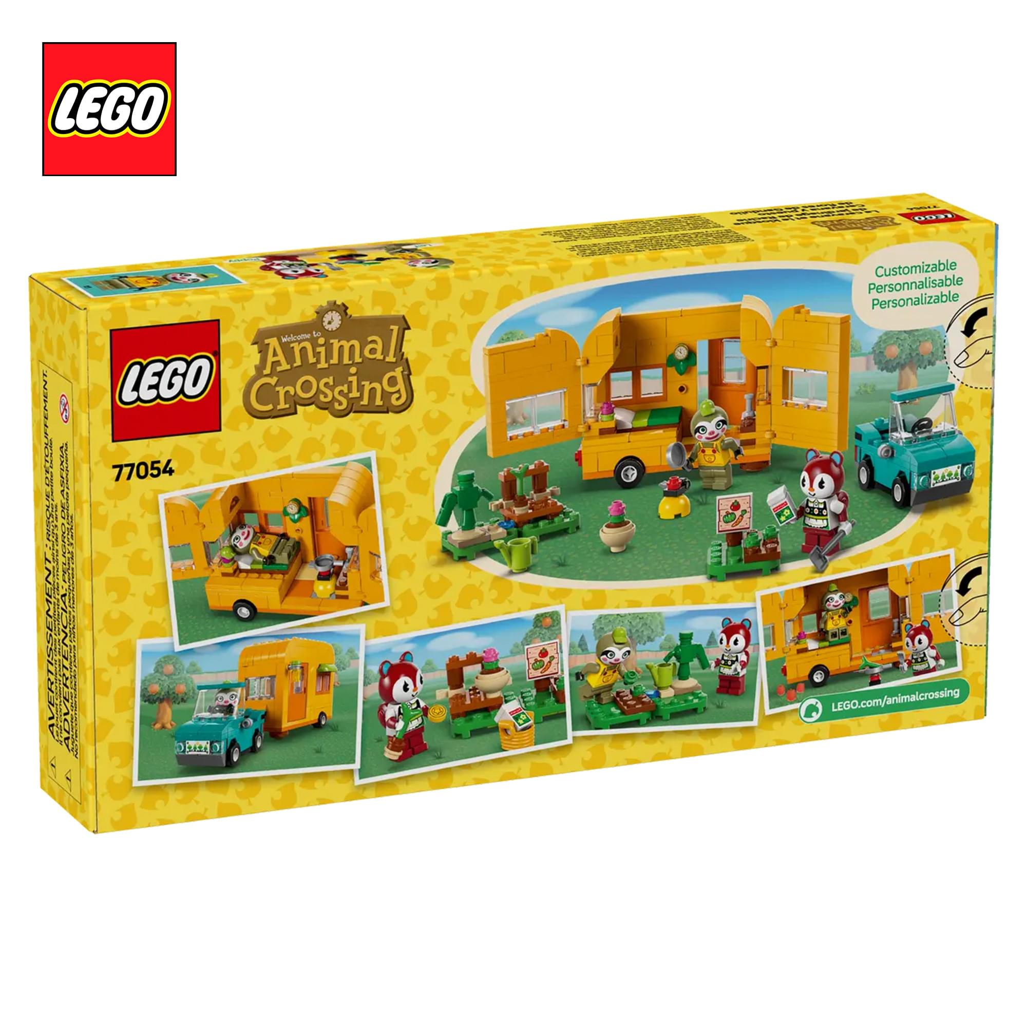 Animal Crossing LEGO 77054 Leif's Caravan & Garden Shop 236-Piece Building Set