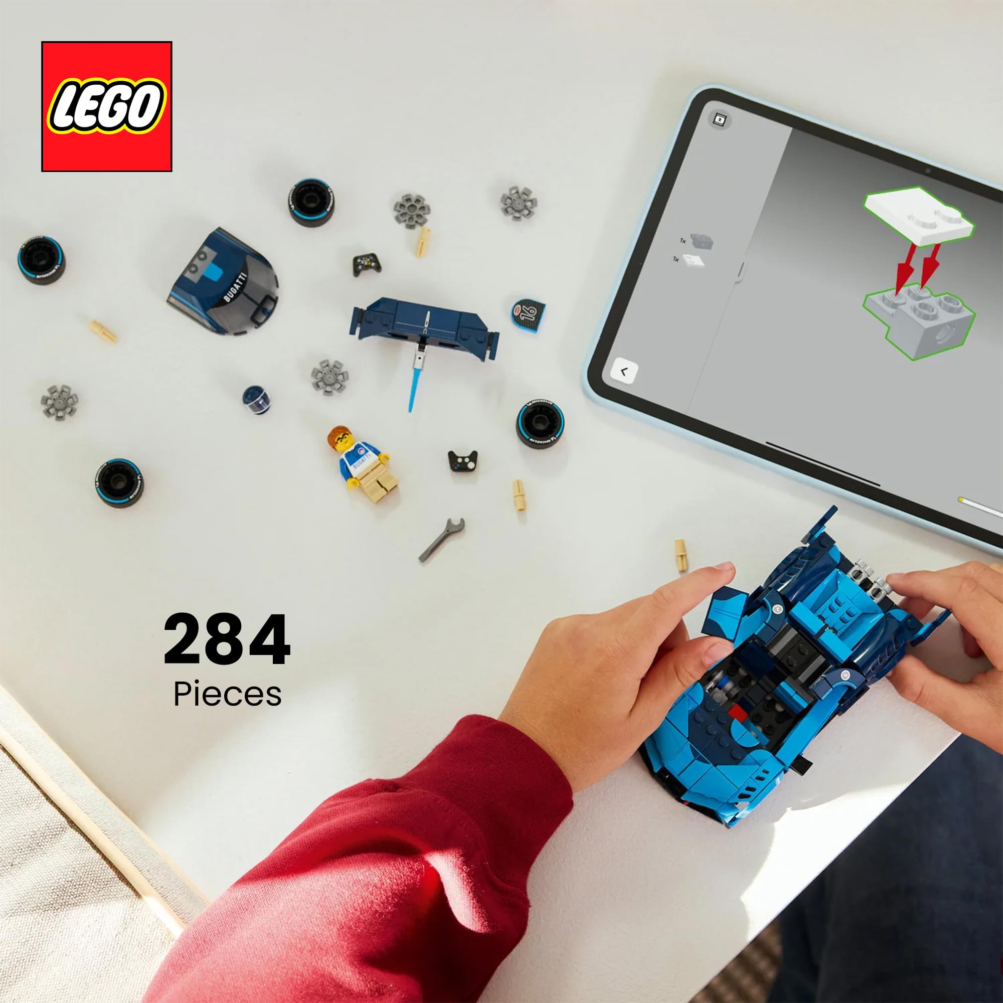 LEGO Speed Champions 77253 Bugatti Vision Sports Car 284-Piece Building Set