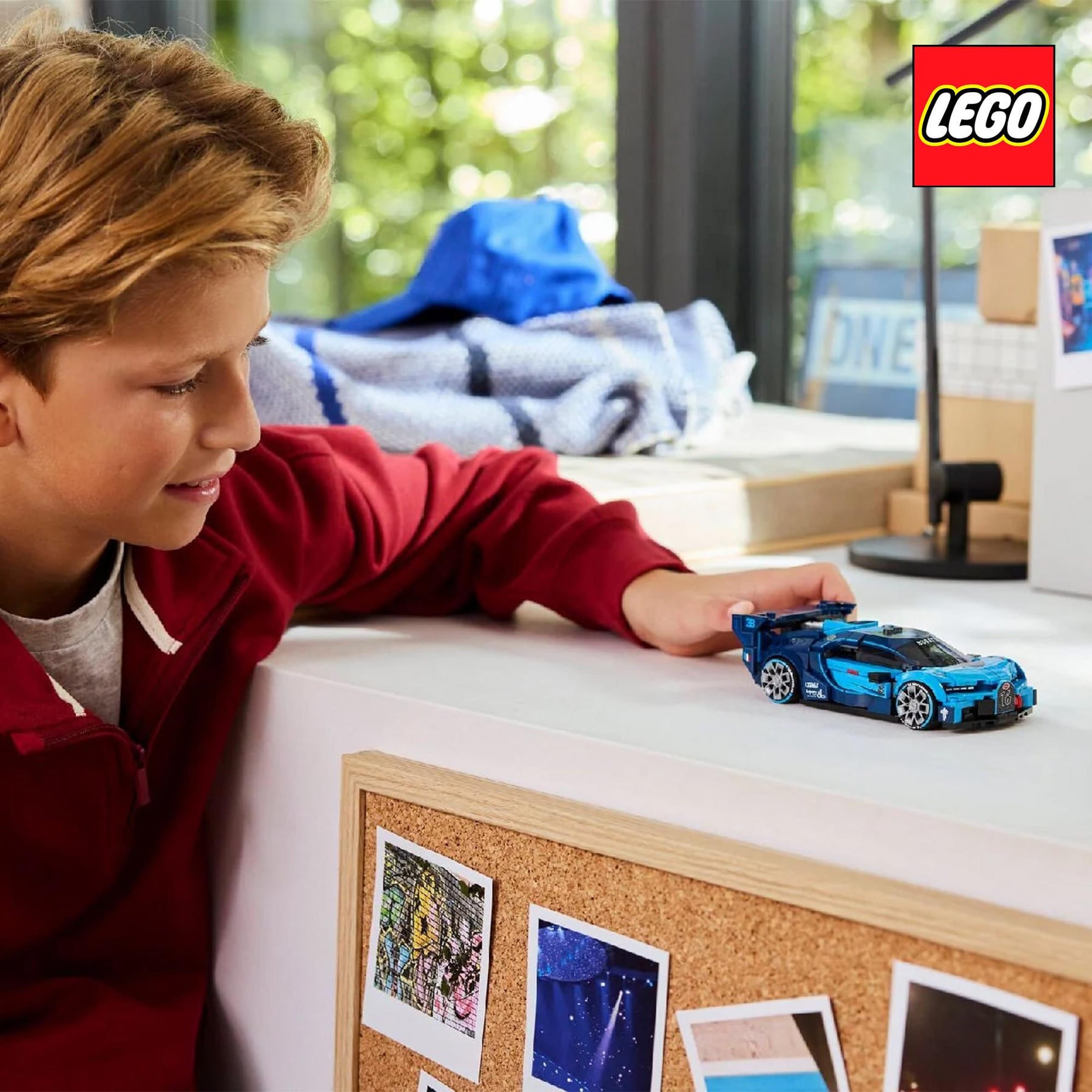 LEGO Speed Champions 77253 Bugatti Vision Sports Car 284-Piece Building Set
