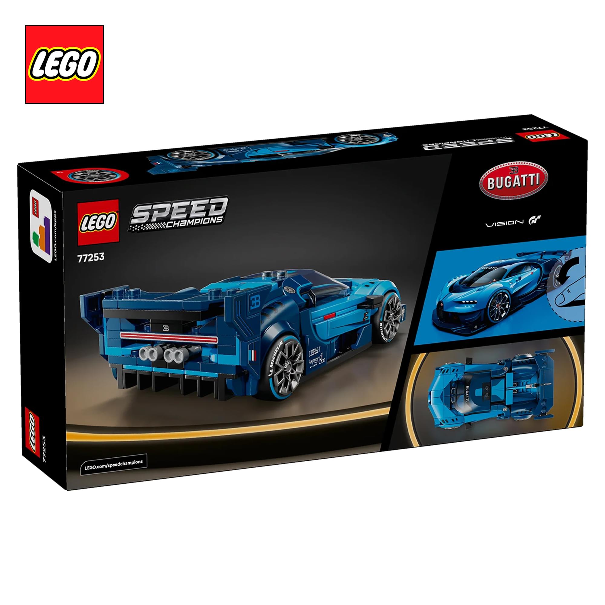 LEGO Speed Champions 77253 Bugatti Vision Sports Car 284-Piece Building Set