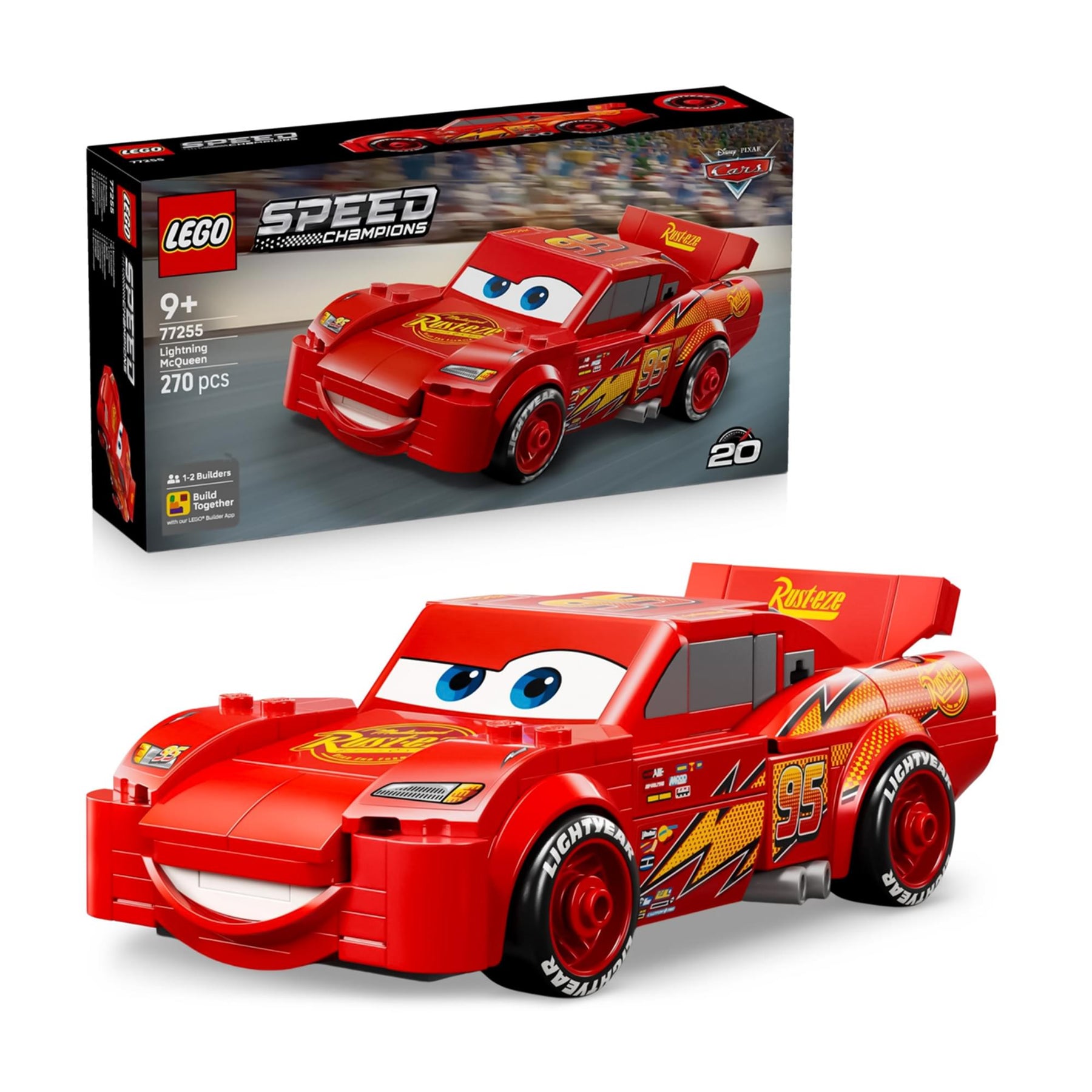 Disney Pixar LEGO 77255 Lightning McQueen Building Set