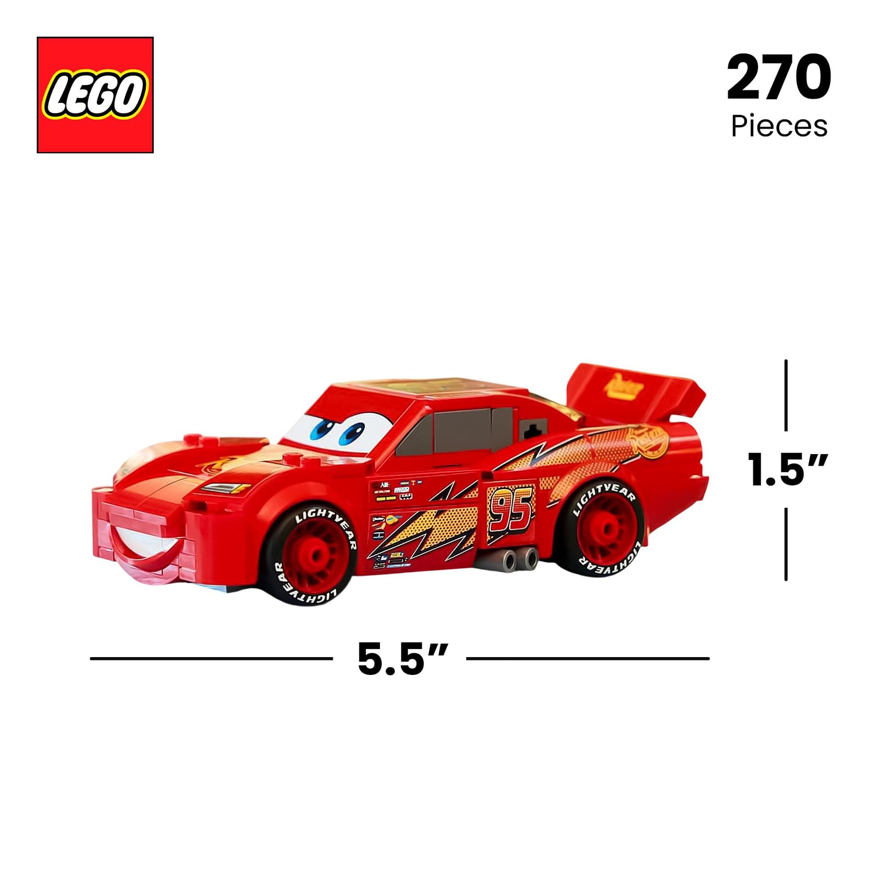 Disney Pixar LEGO 77255 Lightning McQueen Building Set