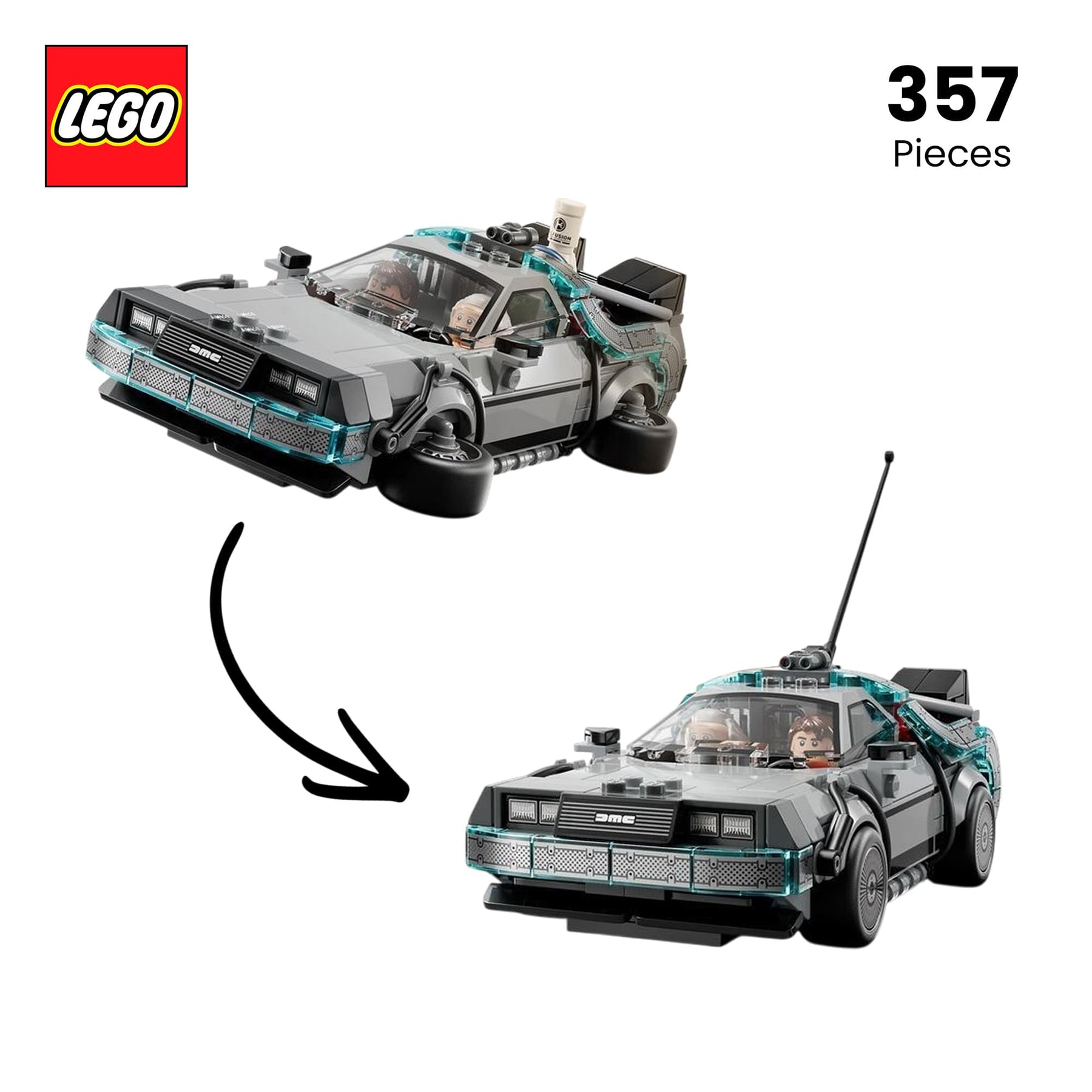 Back To The Future LEGO 77256 Time Machine Building Set