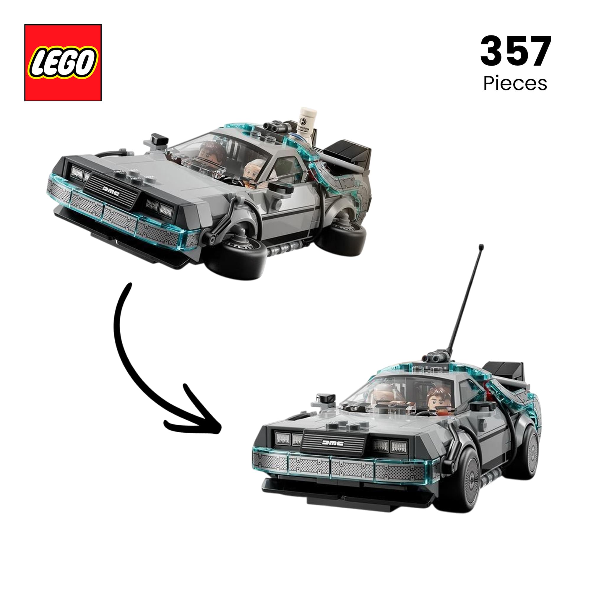 Back To The Future LEGO 77256 Time Machine Building Set