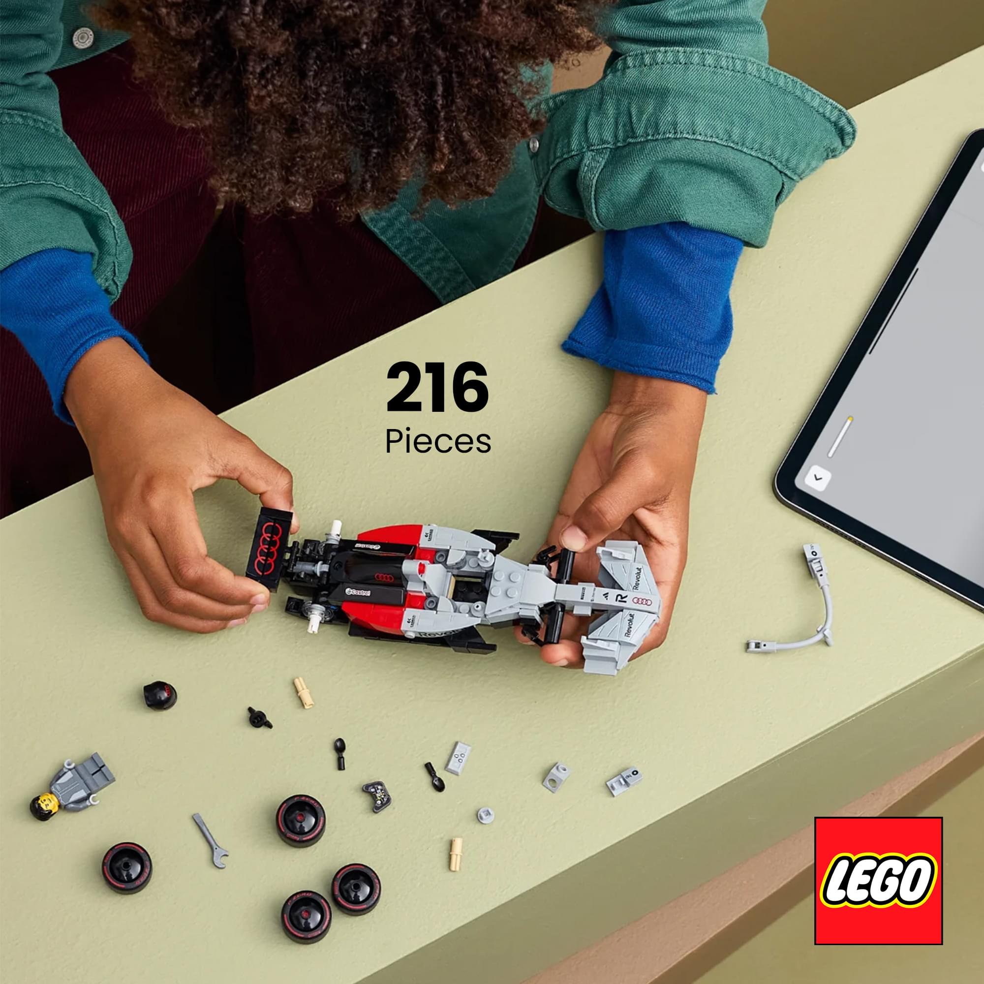 LEGO Speed Champions 77259 Audi Revolut F1 Team R26 Car 216-Piece Building Set