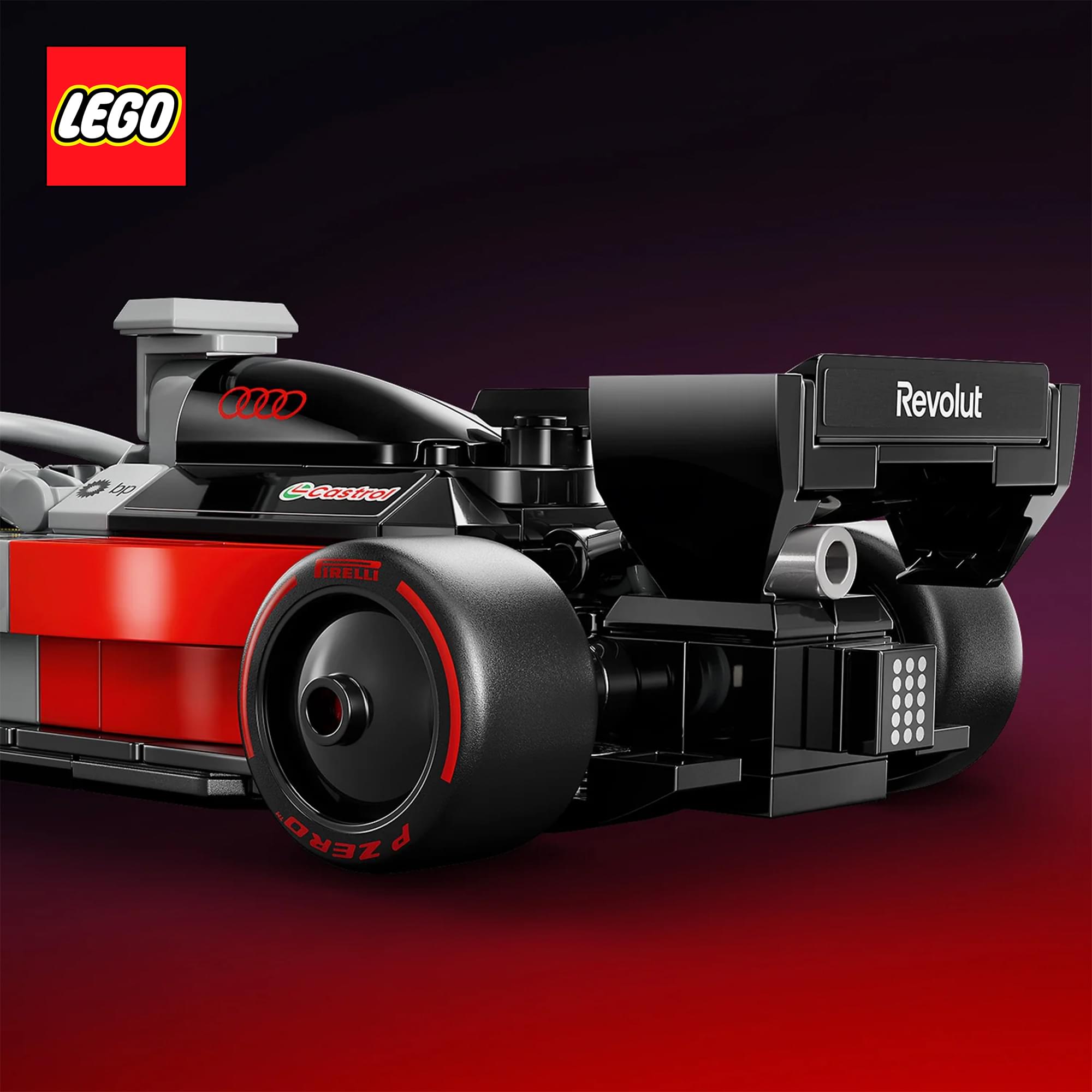 LEGO Speed Champions 77259 Audi Revolut F1 Team R26 Car 216-Piece Building Set