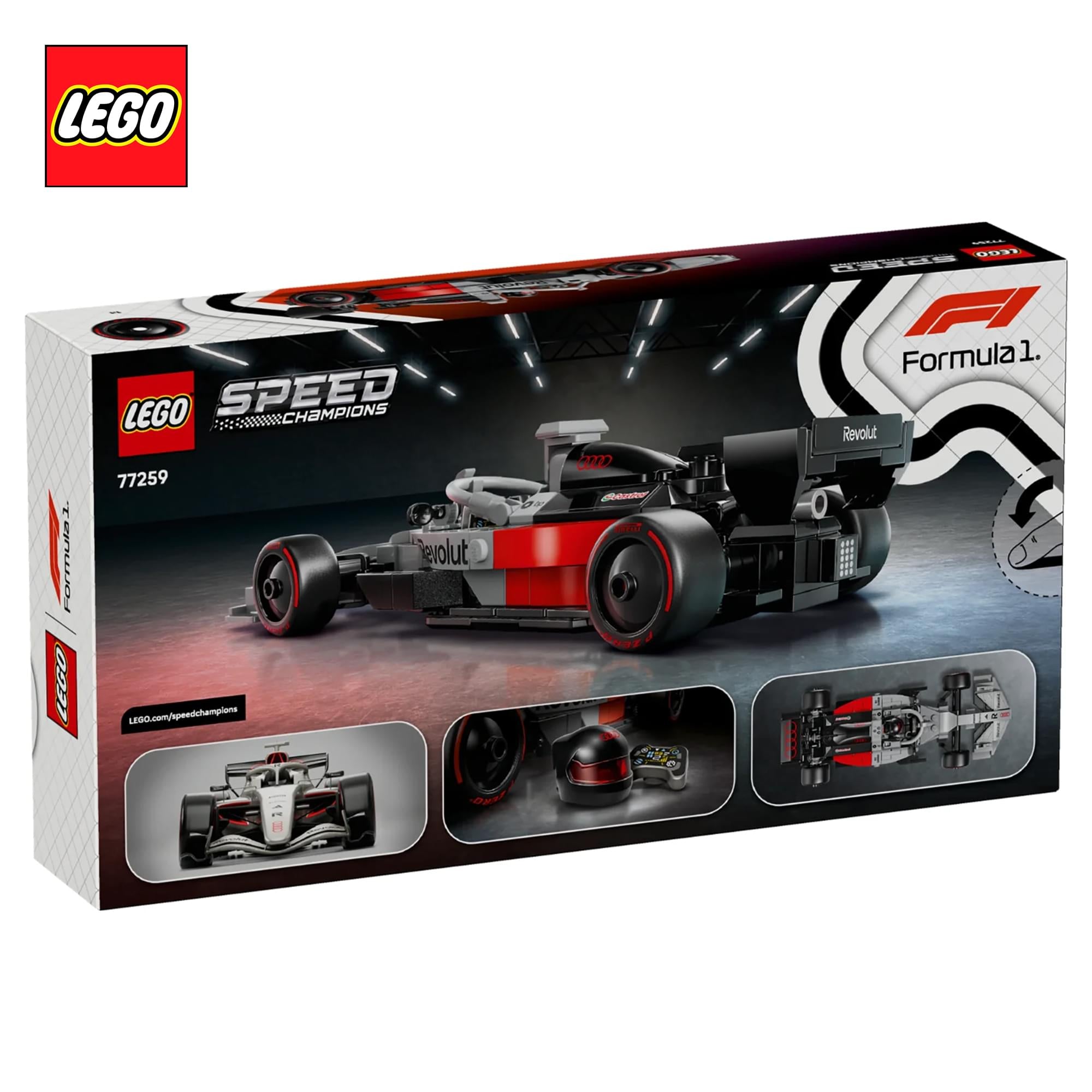 LEGO Speed Champions 77259 Audi Revolut F1 Team R26 Car 216-Piece Building Set