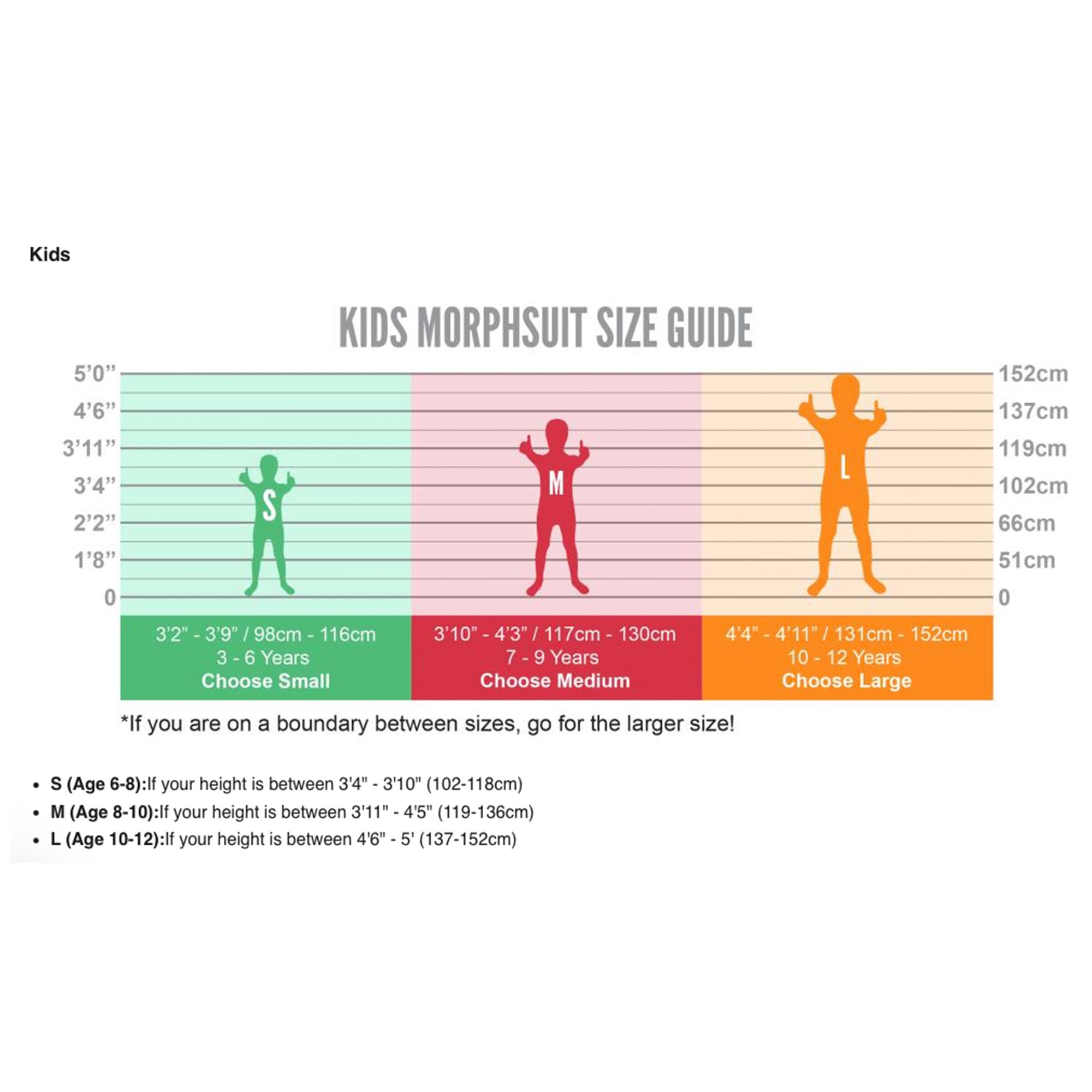 Red Child Costume Morphsuit