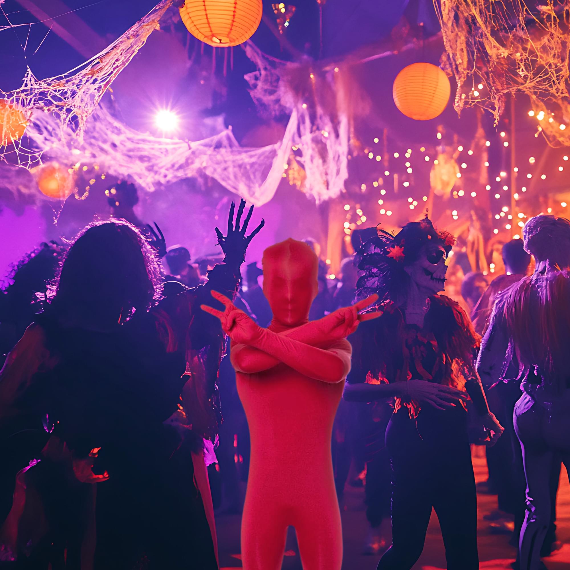 Red Child Costume Morphsuit