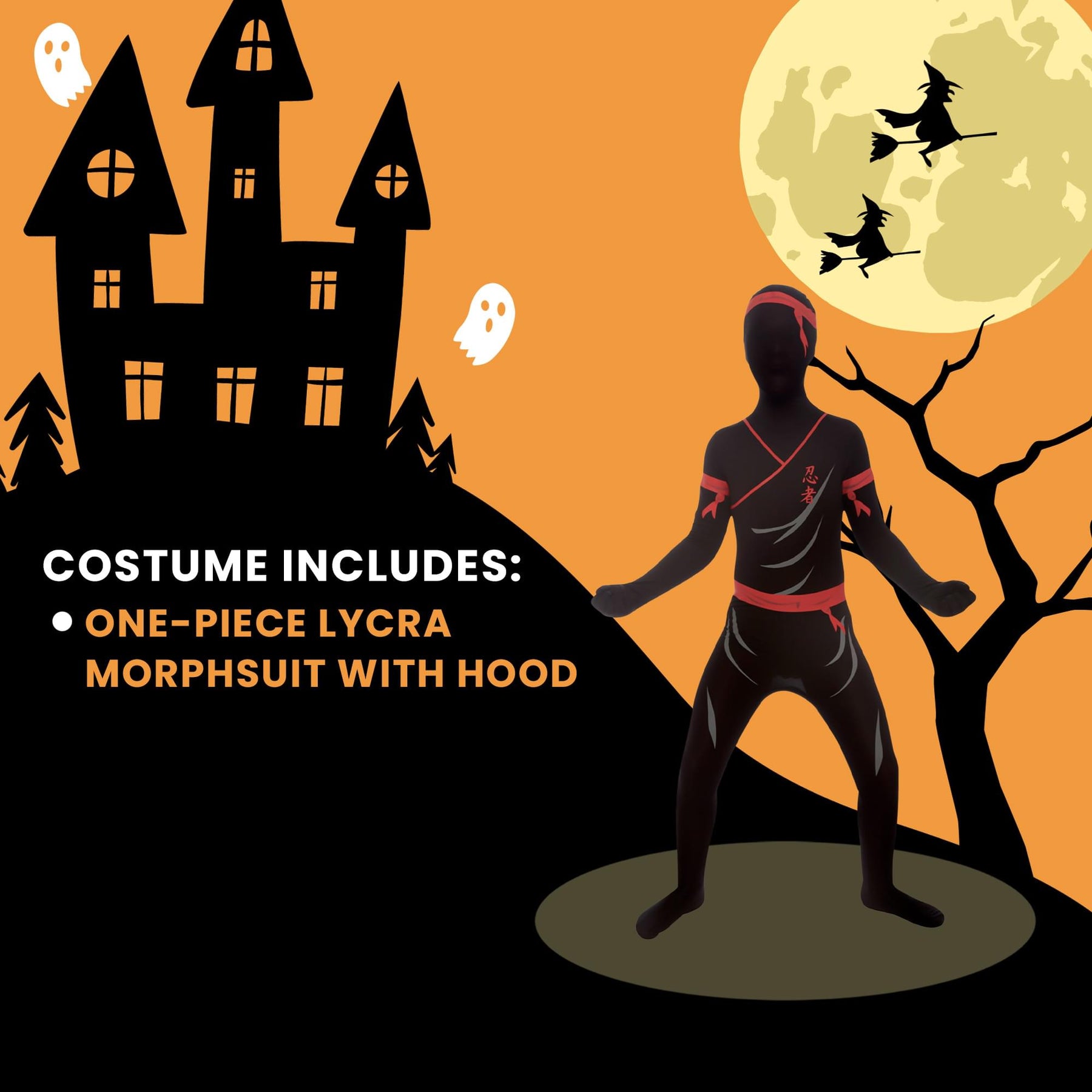 Ninja Child Costume Morphsuit