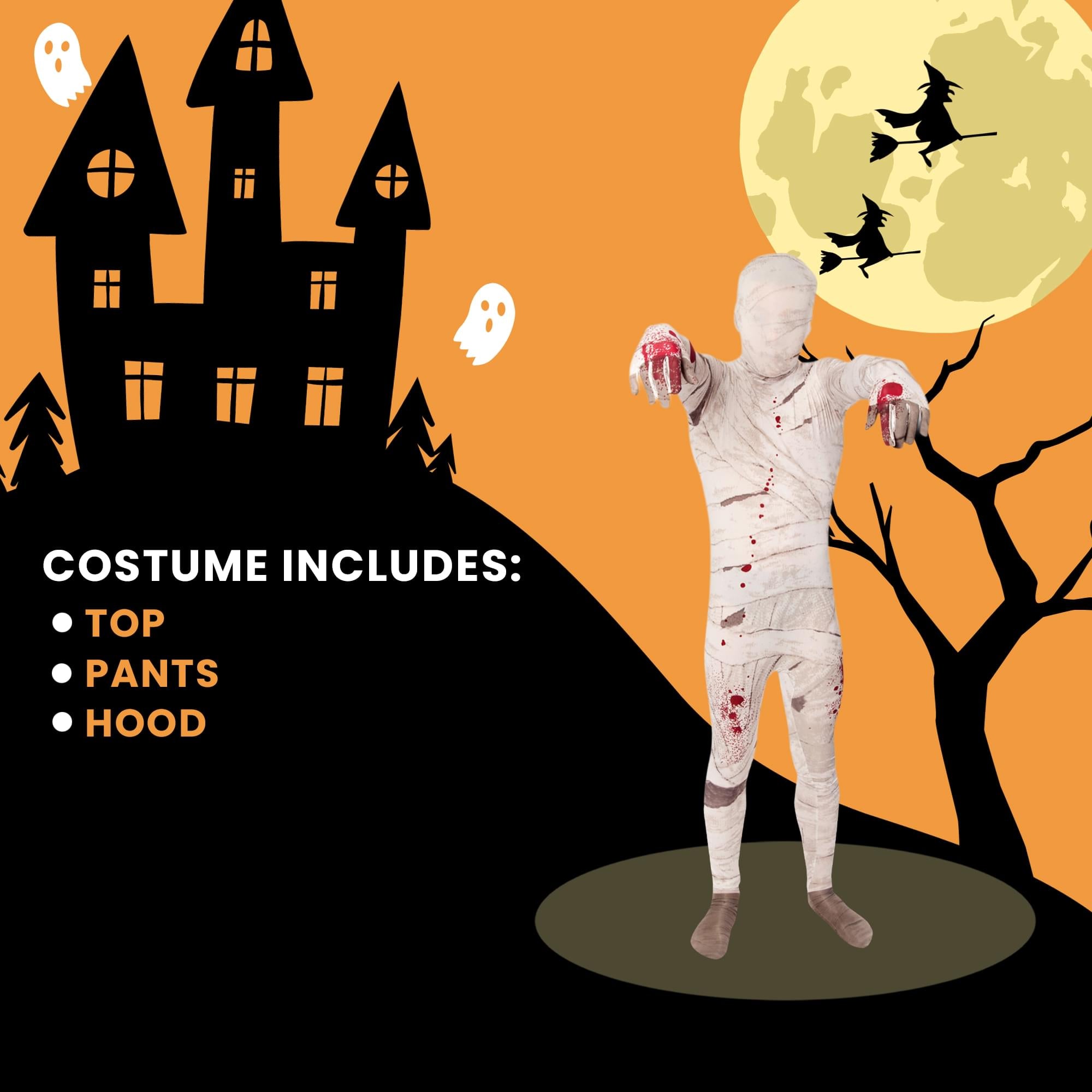 Mummy Child Morphsuit | Height 4 Foot 6 Inches