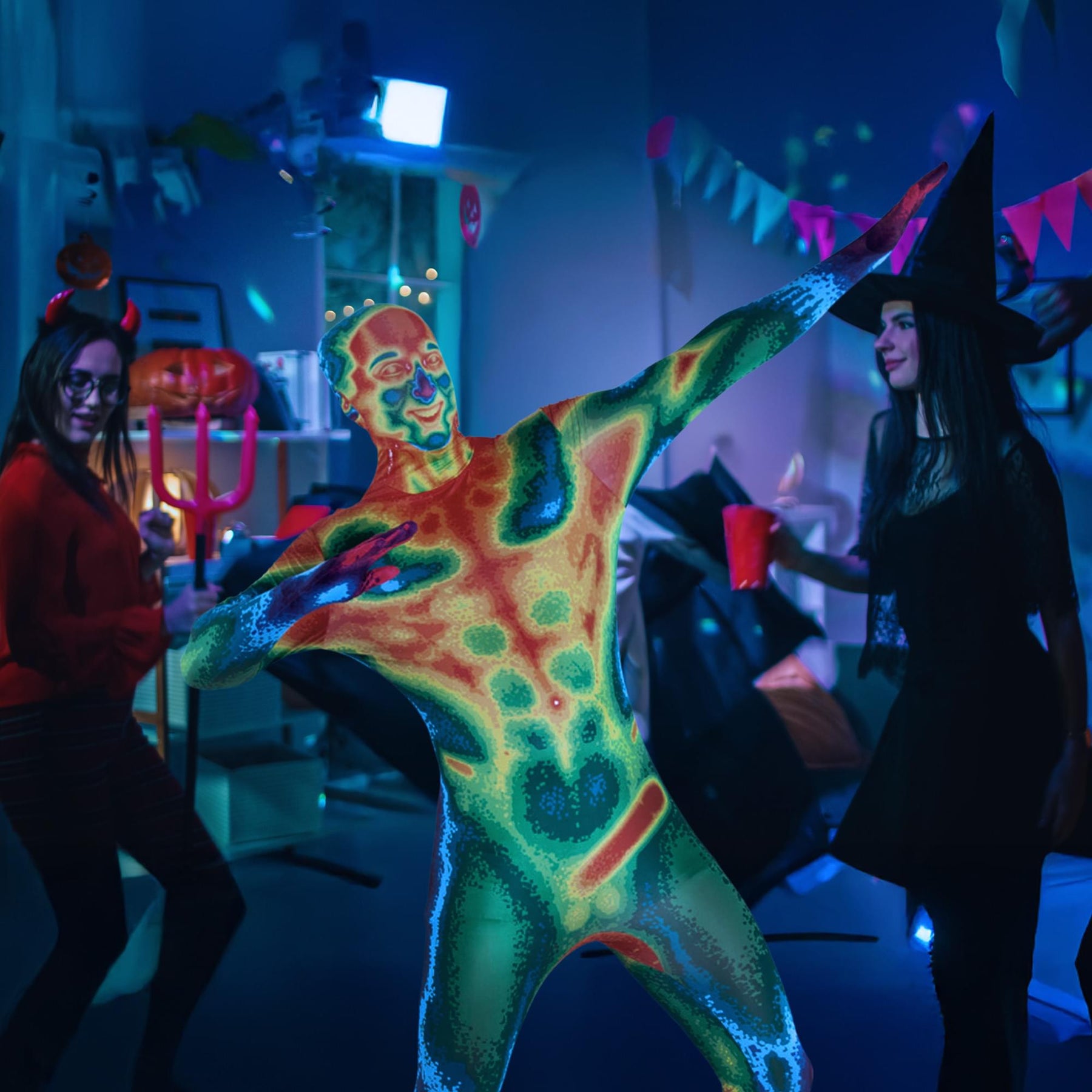 Infrared Adult Costume Morphsuit