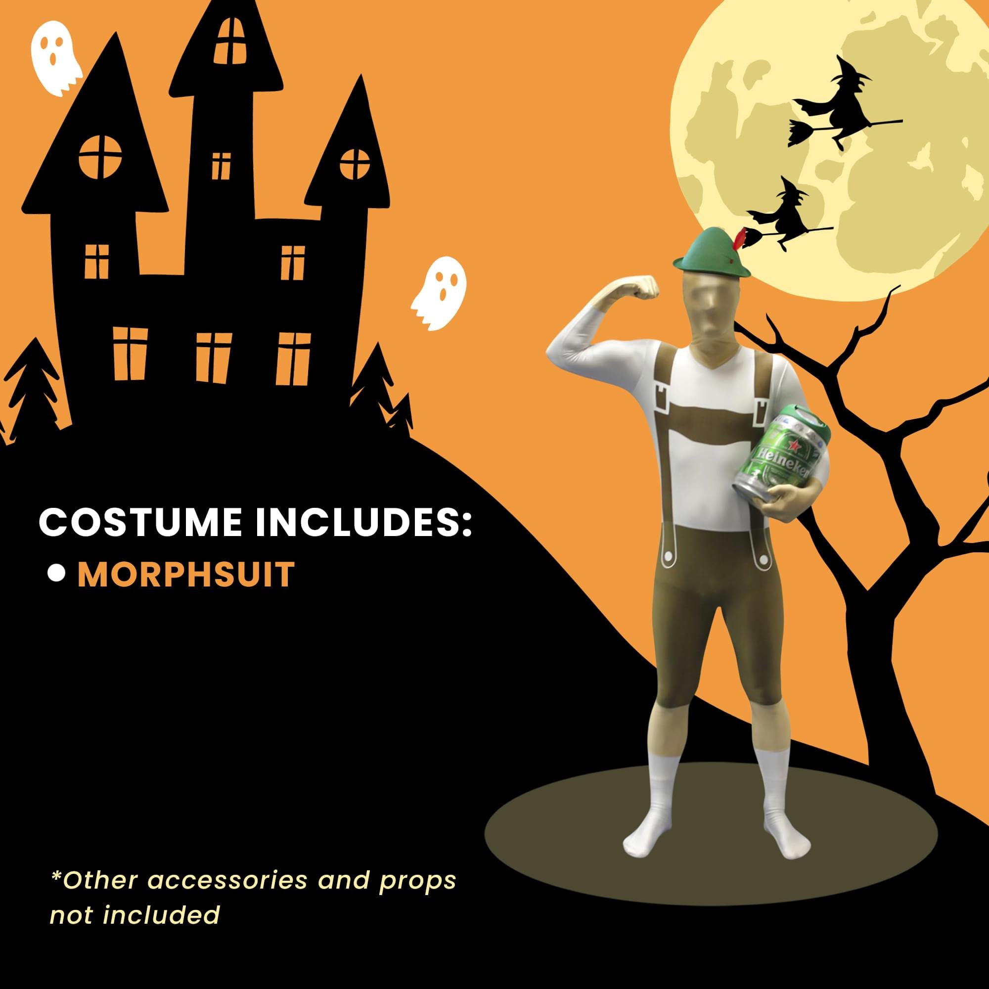 Lederhosen Adult Costume Morphsuit