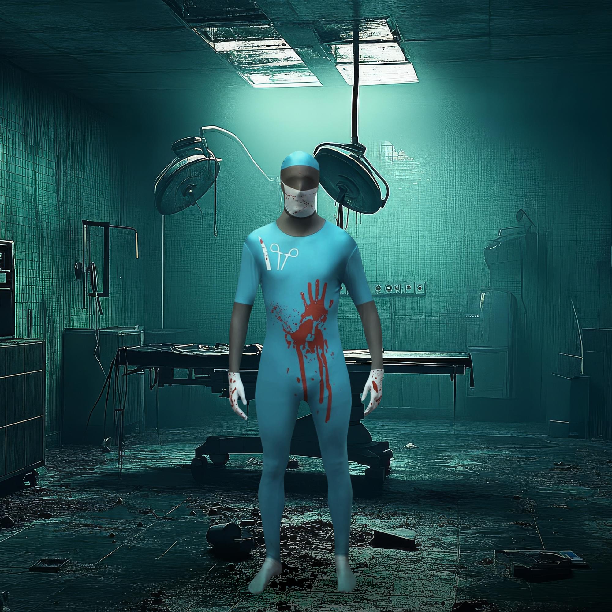 Evil Surgeon Adult Costume Morphsuit