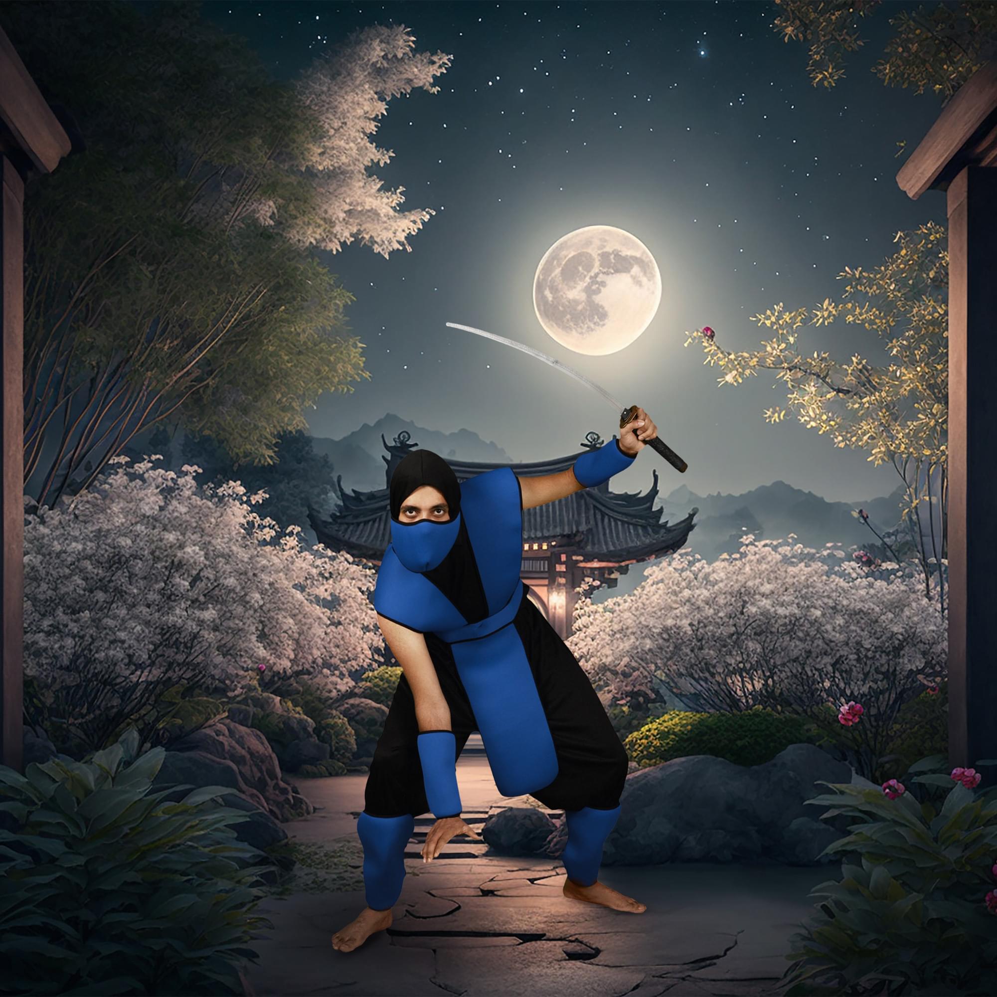 Blue Snake Eyes Ninja Adult Costume
