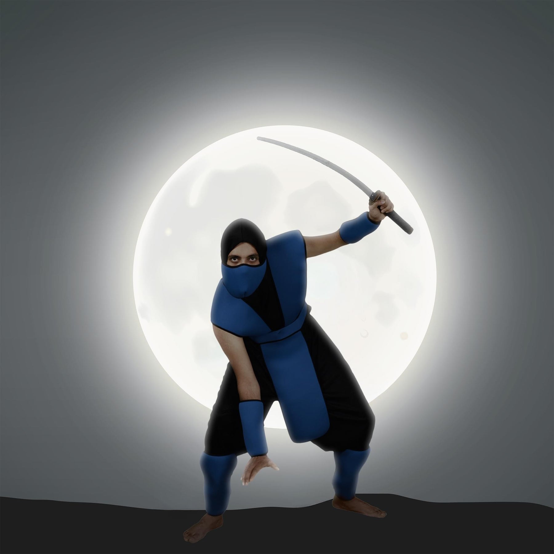Blue Snake Eyes Ninja Adult Costume