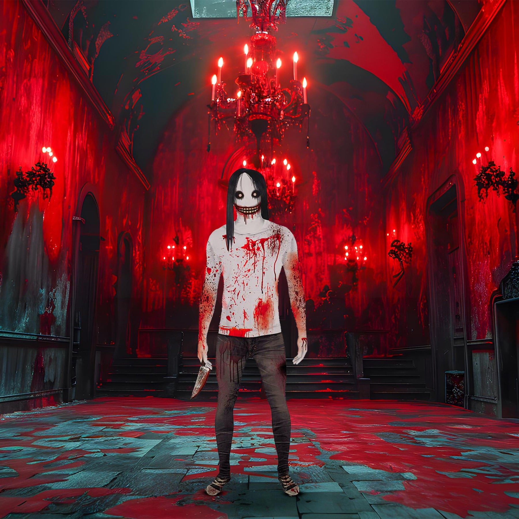 Jeff The Killer Adult Costume Morphsuit