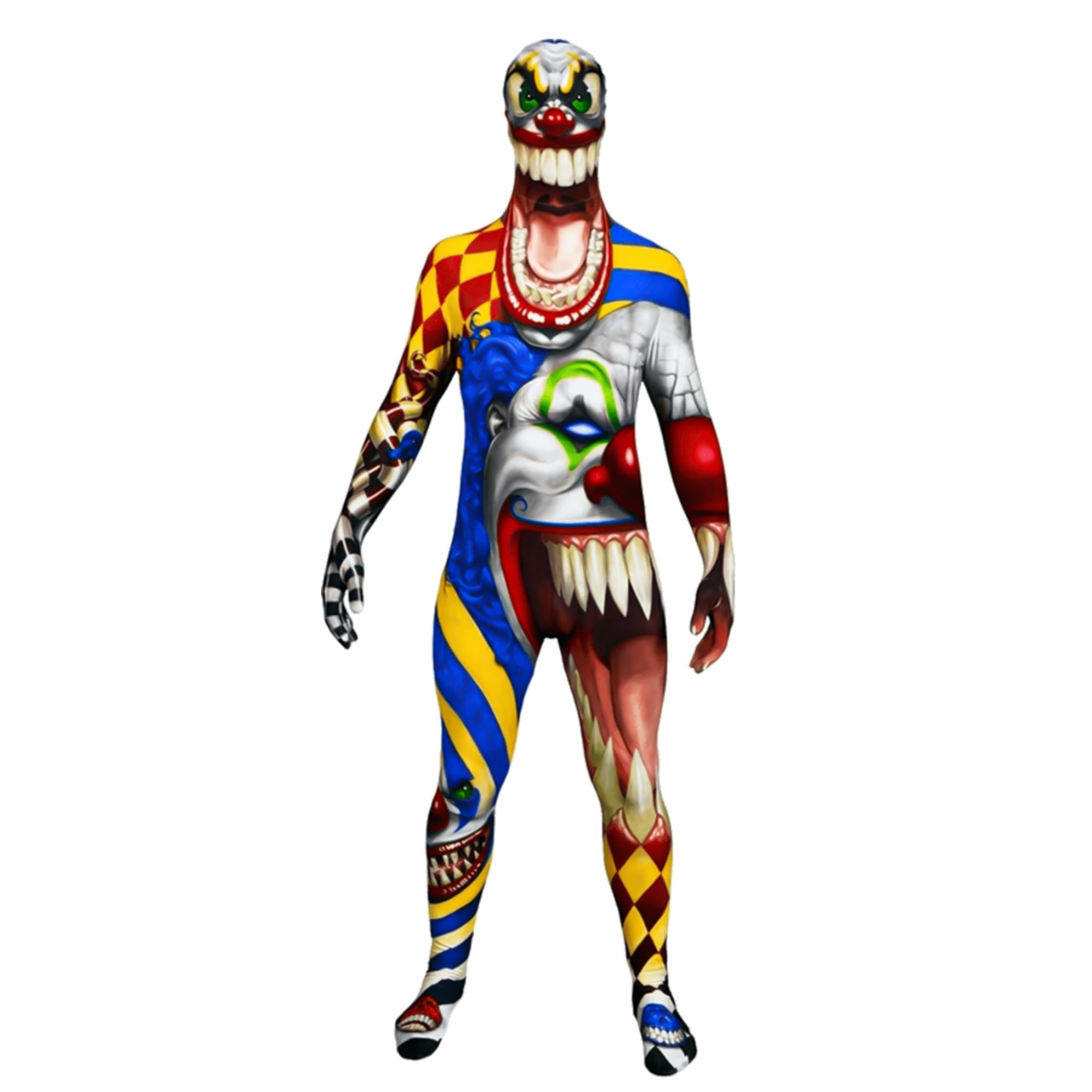 Monster Clown Adult Costume Morphsuit