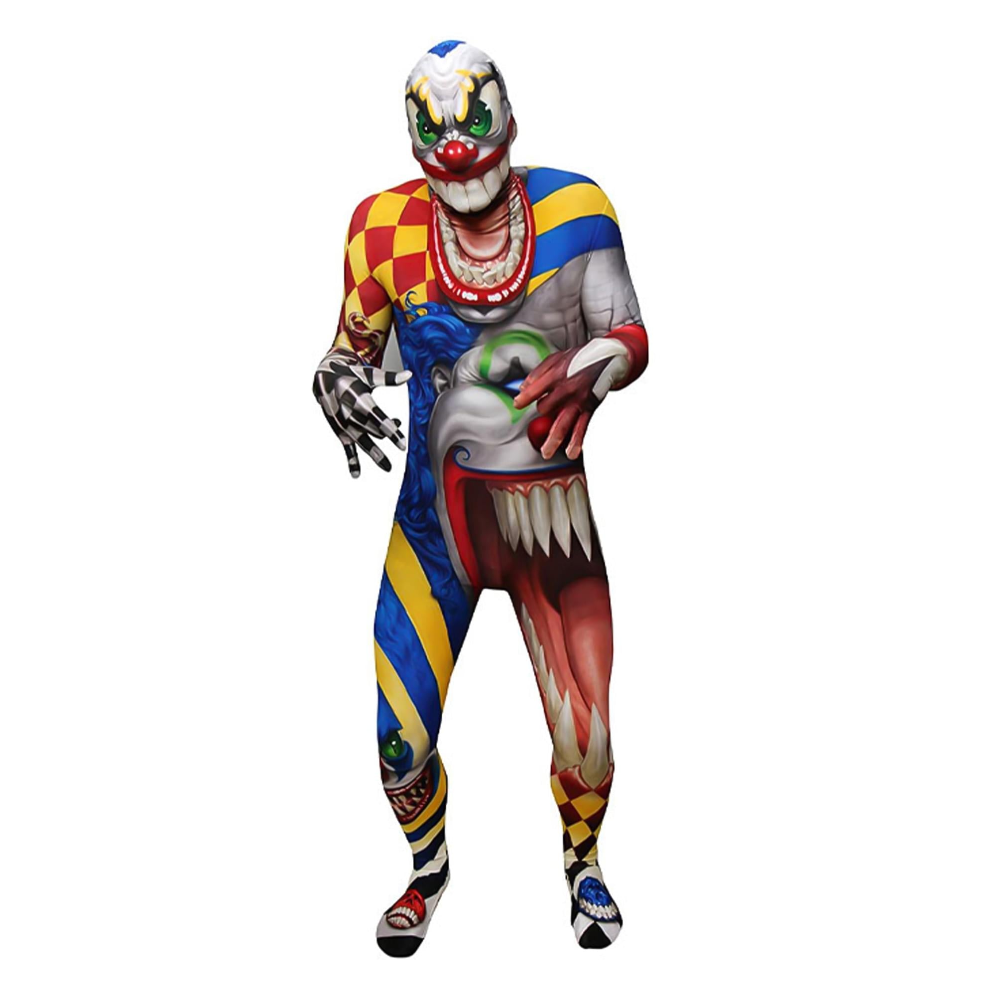 Monster Clown Adult Costume Morphsuit