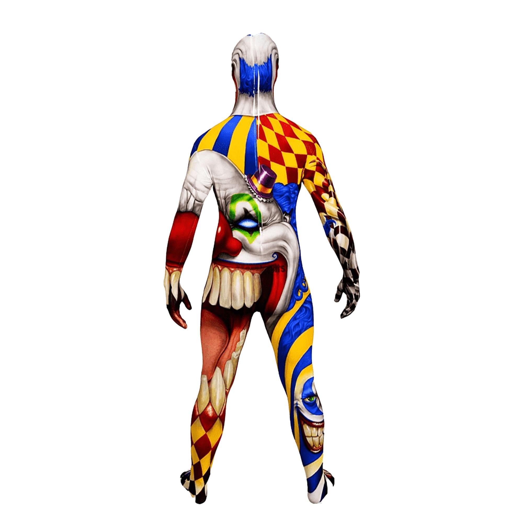 Monster Clown Adult Costume Morphsuit