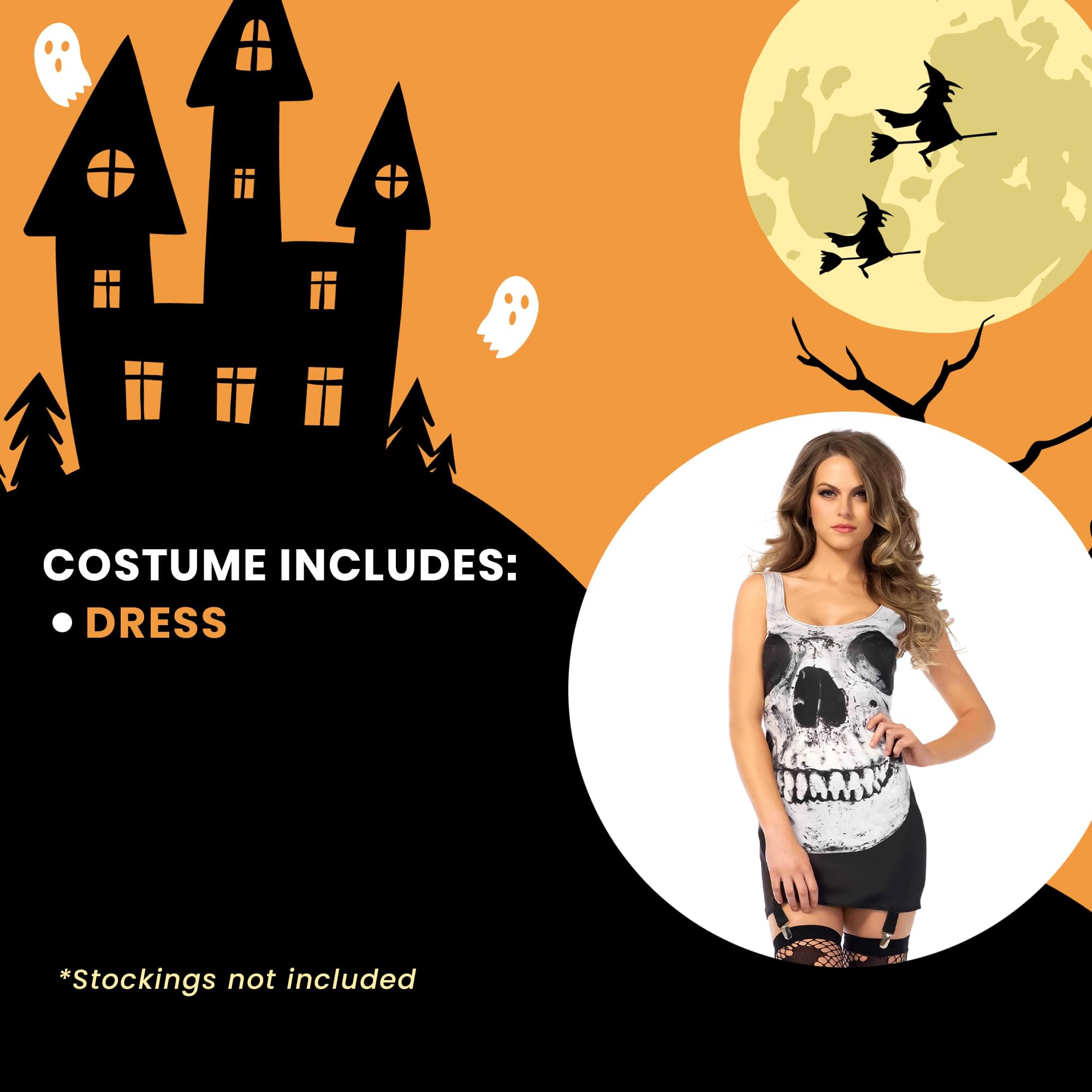 Skull Garter Dress