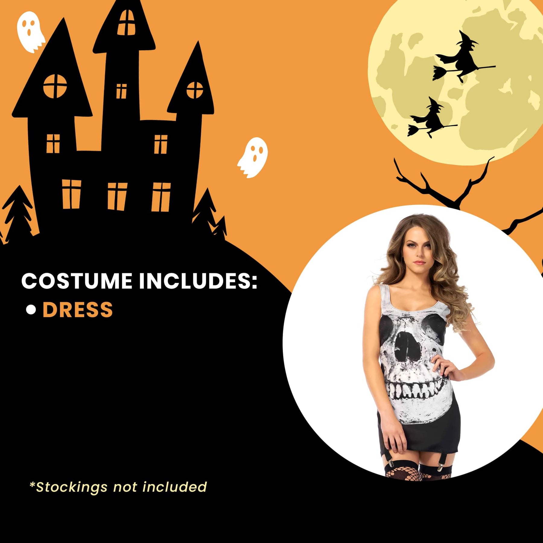 Skull Garter Dress