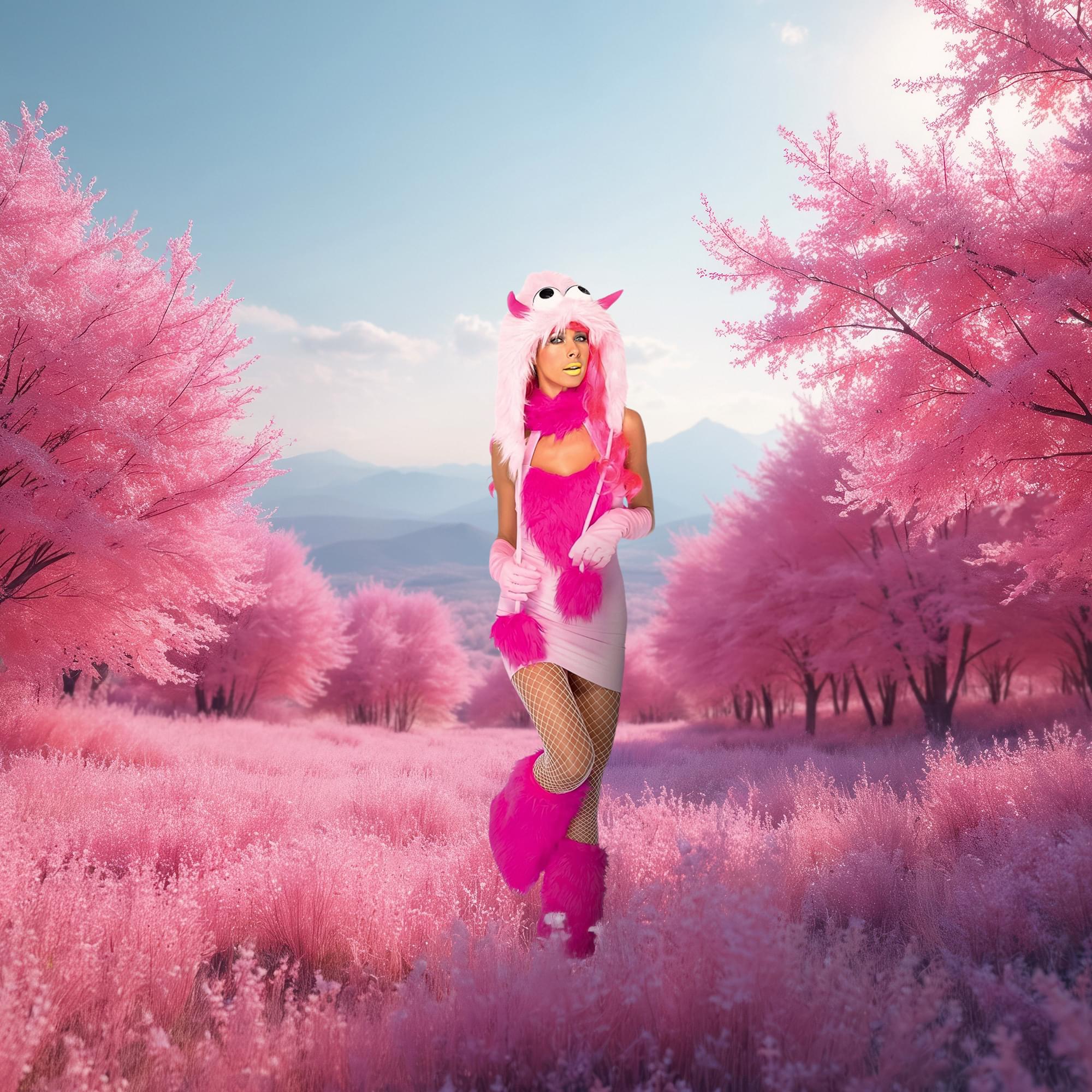 Pink Puff Monster