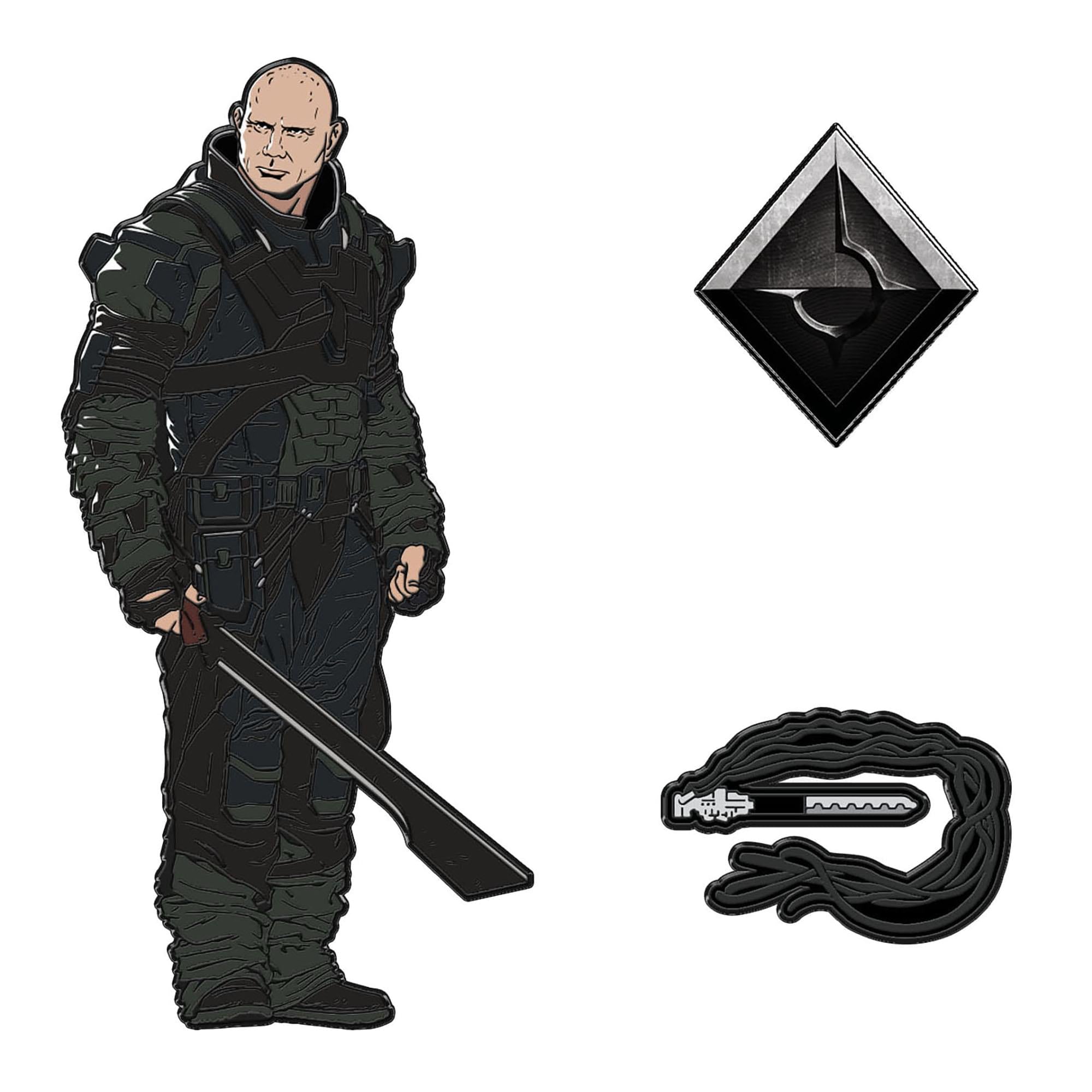 Dune The Beast Rabban 3 Piece Deluxe Enamel Pin Set